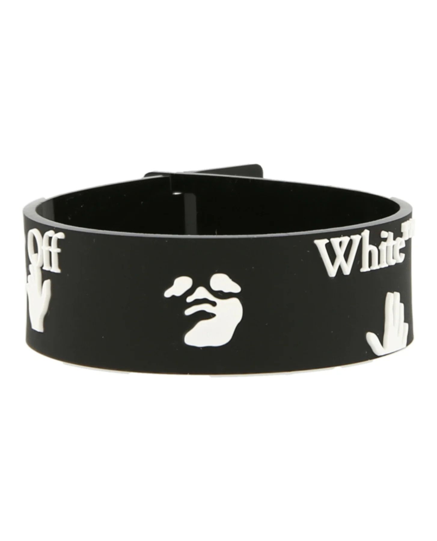 Off-White o1b1f11ly0723 Bracelet in Black White Size ONE SIZE - 3 Thumbnail