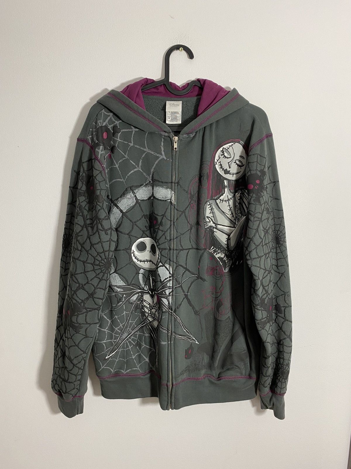 Disney × Vintage Nightmare before christmas 00s Vintage Movie Cartoon Disney Size US L / EU 52-54 / 3 - 2 Thumbnail