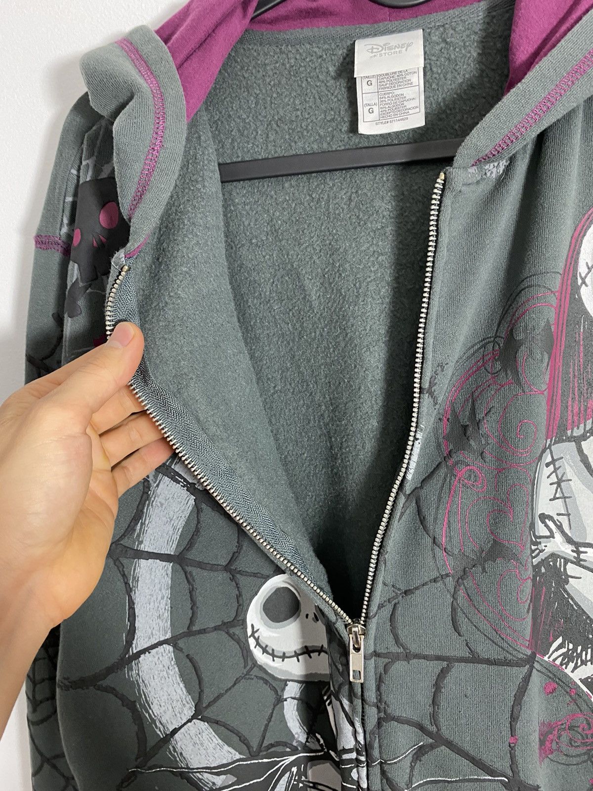 Disney × Vintage Nightmare before christmas 00s Vintage Movie Cartoon Disney Size US L / EU 52-54 / 3 - 13 Thumbnail