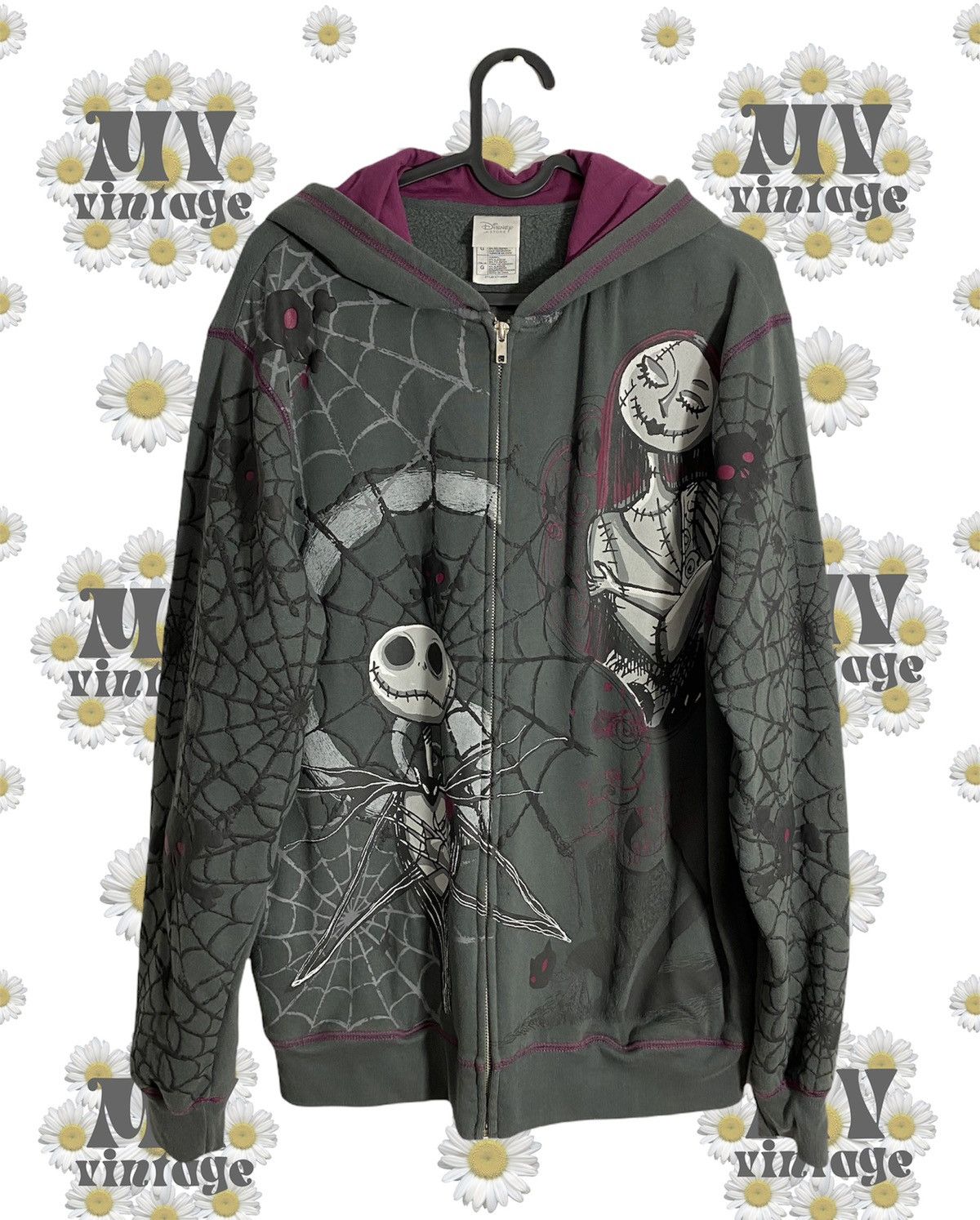 Disney × Vintage Nightmare before christmas 00s Vintage Movie Cartoon Disney Size US L / EU 52-54 / 3 - 1 Thumbnail