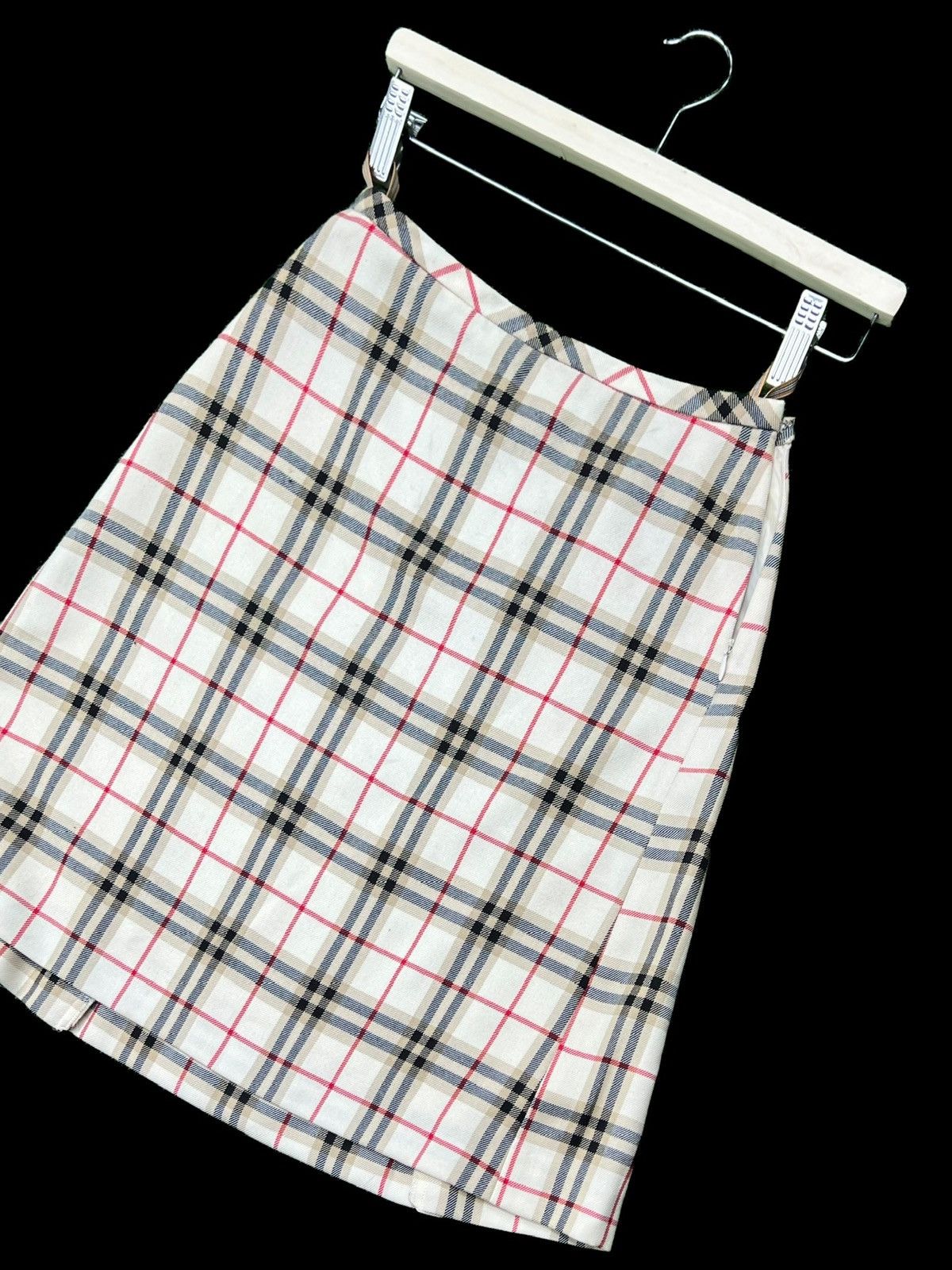 Burberry × Burberry Prorsum VINTAGE MINI SKIRT BURBERRY LONDON BLUE LABEL NOVACHECK Size 24" / US 00 / IT 34 - 5 Thumbnail