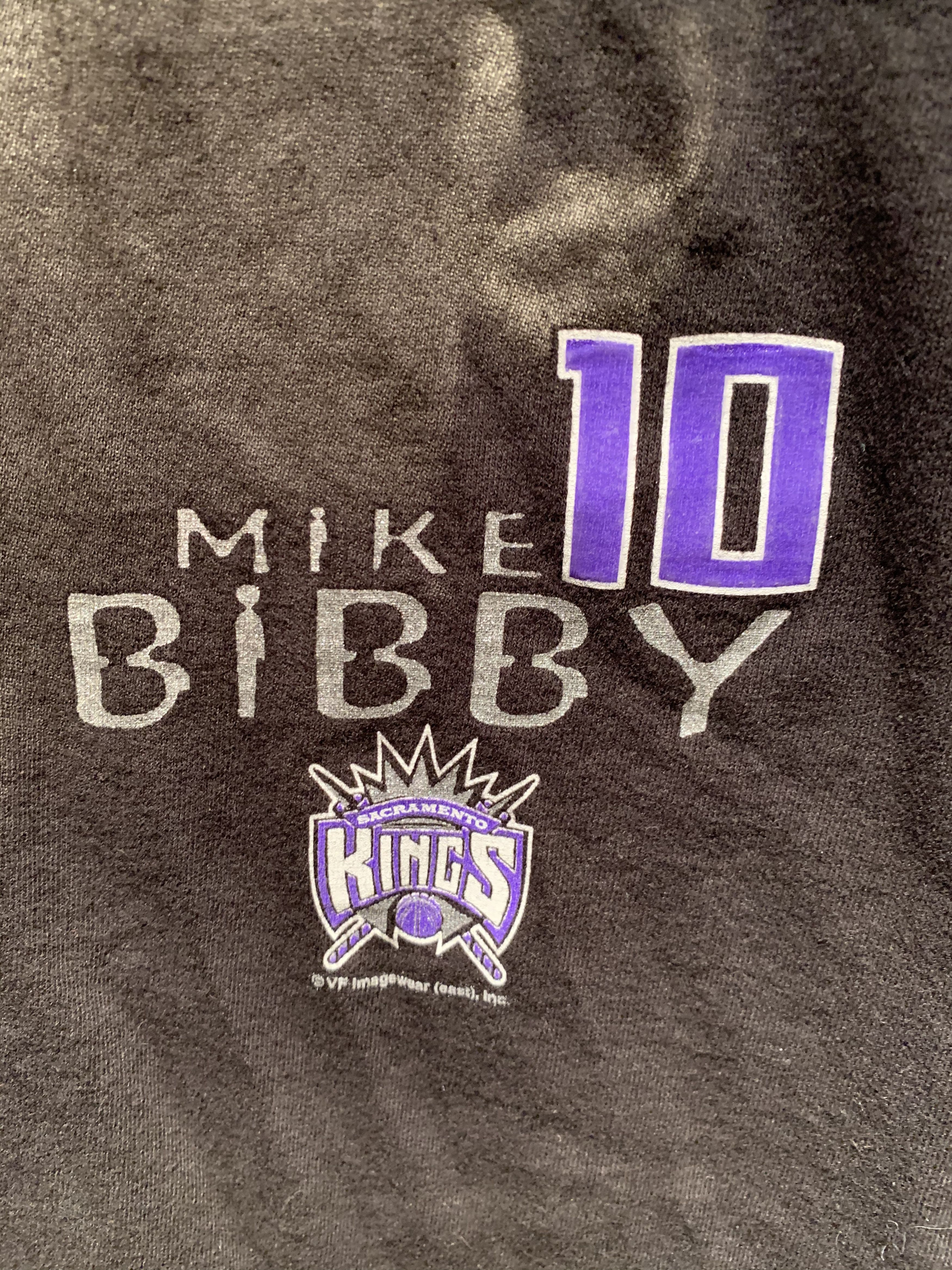 NBA × Vintage *RARE* Vintage Mike Bibby Sacramento Kings NBA T-Shirt - M Size US M / EU 48-50 / 2 - 3 Thumbnail