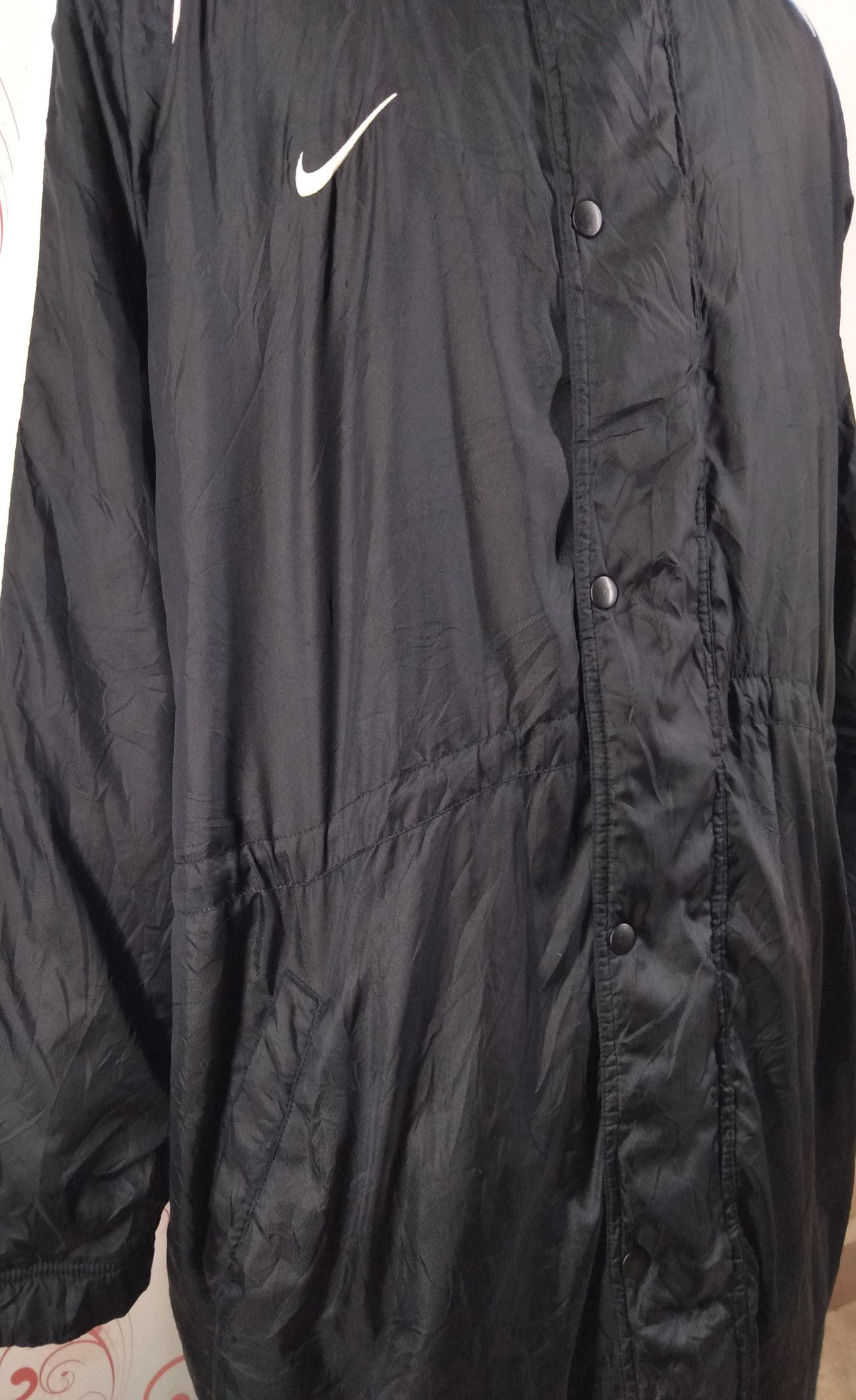 Nike × Sports Specialties Vintage NIKE Big Logo Winter LongStyle Jacket Hoodie Size US L / EU 52-54 / 3 - 7 Thumbnail