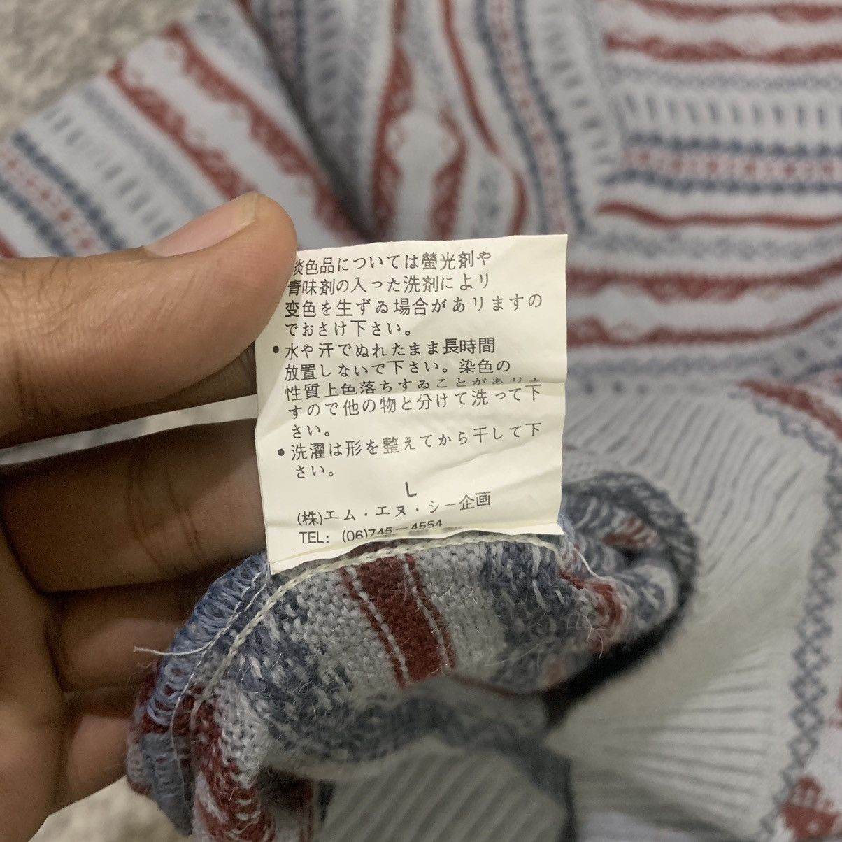 Alice San Diego × Aran Isles Knitwear ALICE BONY DESSIN Men Polo Knitwear Jumper Pullover Sweater Size US L / EU 52-54 / 3 - 15 Thumbnail