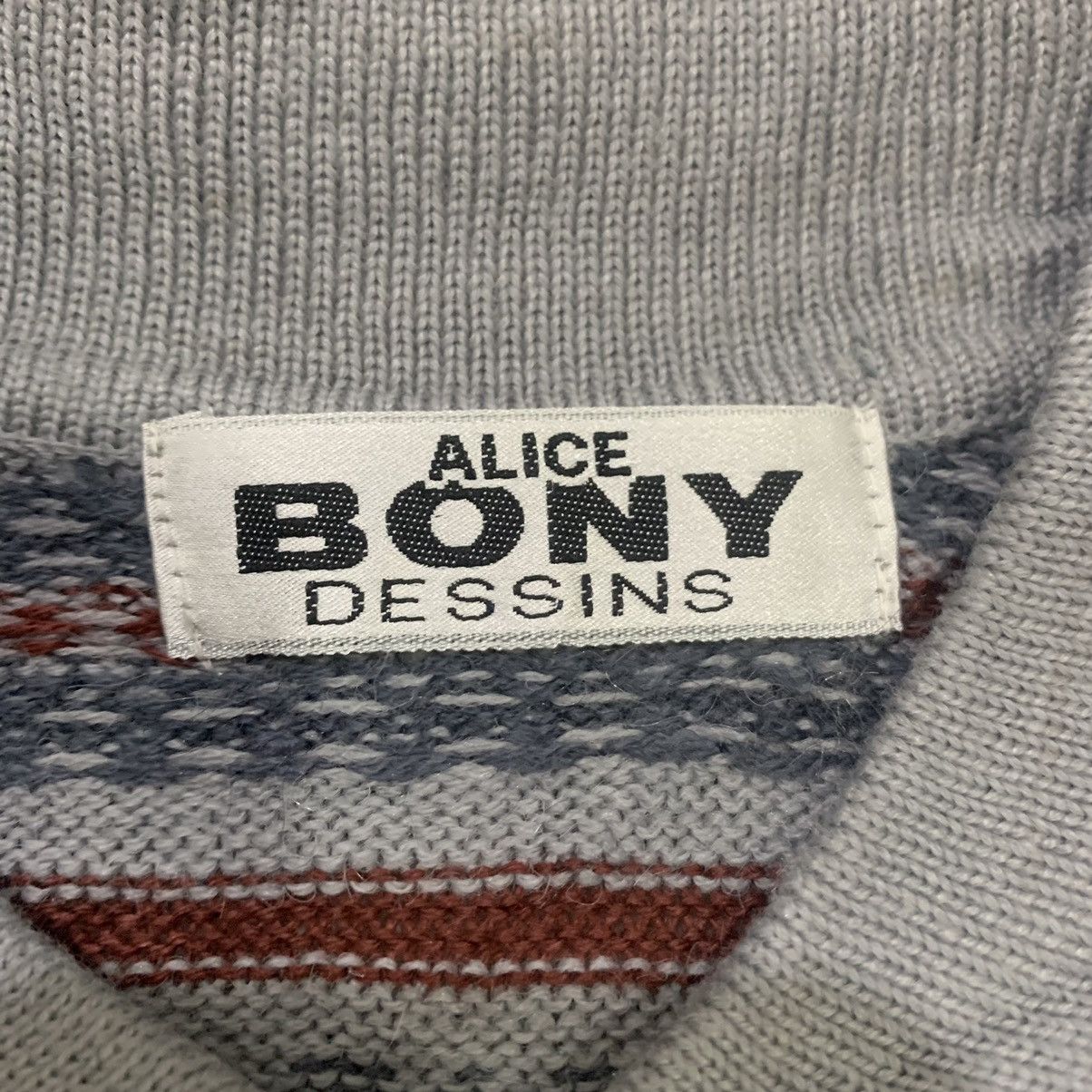 Alice San Diego × Aran Isles Knitwear ALICE BONY DESSIN Men Polo Knitwear Jumper Pullover Sweater Size US L / EU 52-54 / 3 - 13 Thumbnail