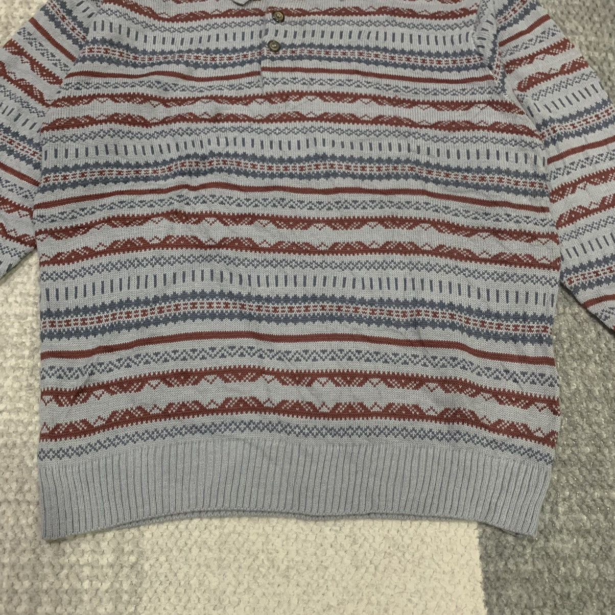 Alice San Diego × Aran Isles Knitwear ALICE BONY DESSIN Men Polo Knitwear Jumper Pullover Sweater Size US L / EU 52-54 / 3 - 4 Thumbnail