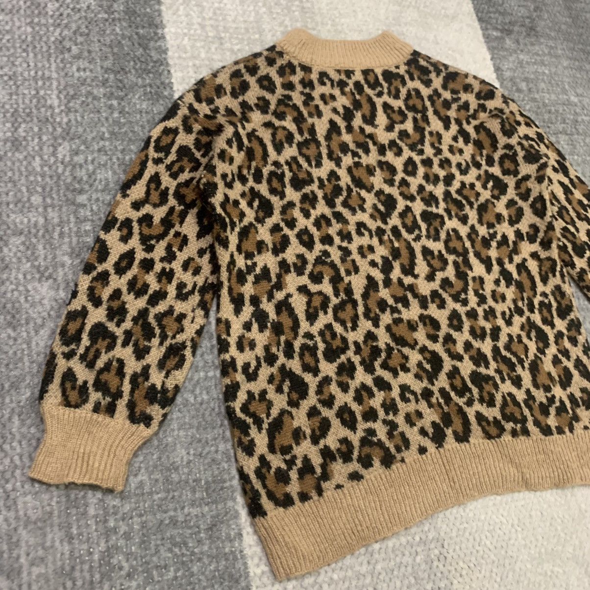 Homespun Knitwear × Tiger of Sweden GU Vtg Cheetah Leopard Pure Baggy Knitwear Pullover Sweater Size L / US 10 / IT 46 - 11 Thumbnail