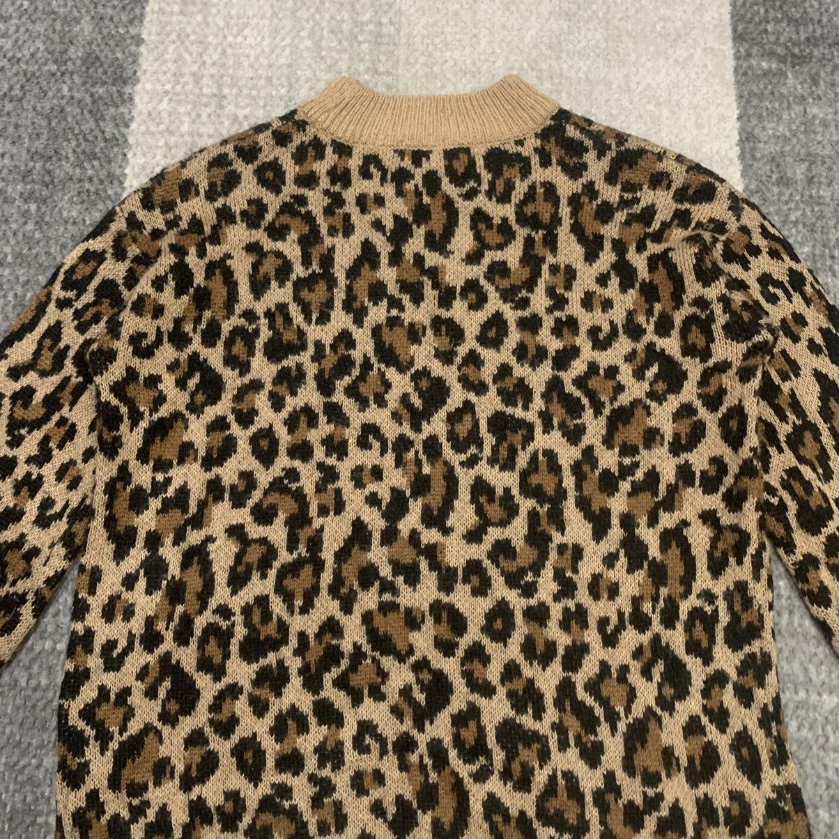 Homespun Knitwear × Tiger of Sweden GU Vtg Cheetah Leopard Pure Baggy Knitwear Pullover Sweater Size L / US 10 / IT 46 - 9 Thumbnail