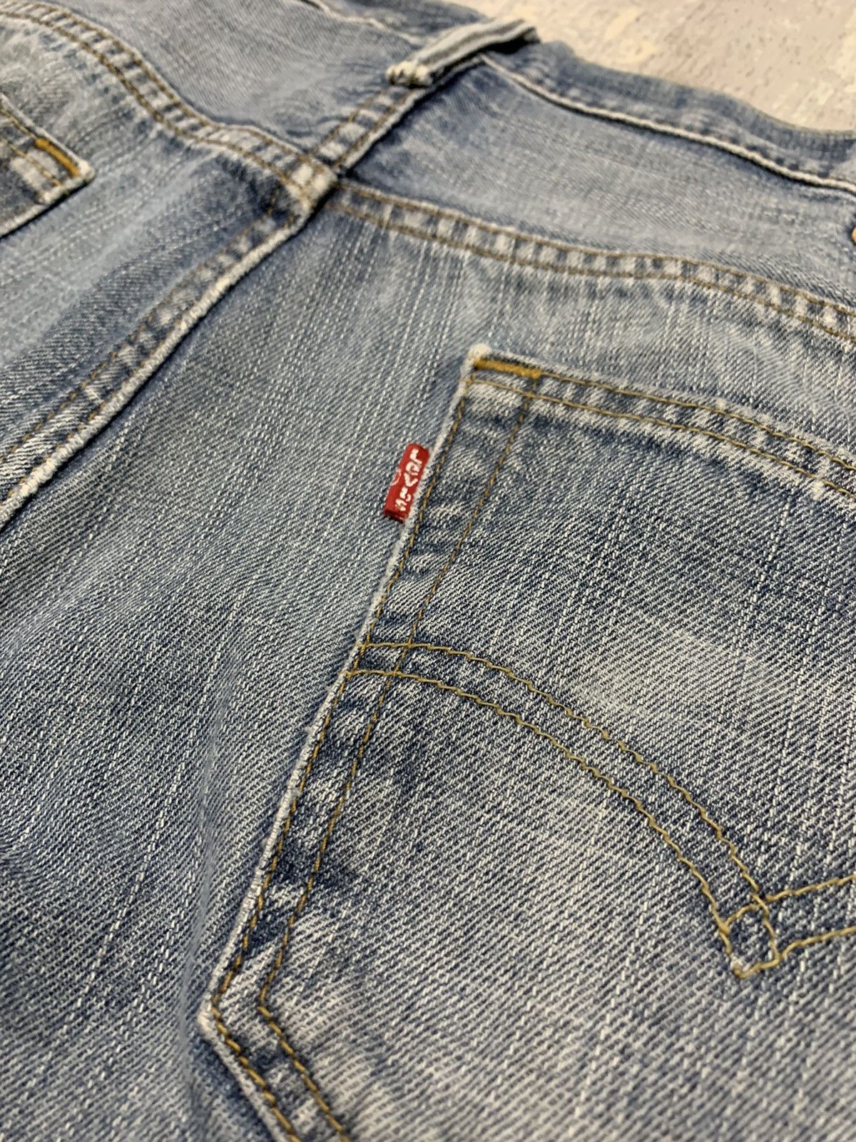 Levi's Vintage Levi’ 569 Trashed Distressed Jeans 36x29.5 Size US 36 / EU 52 - 13 Thumbnail