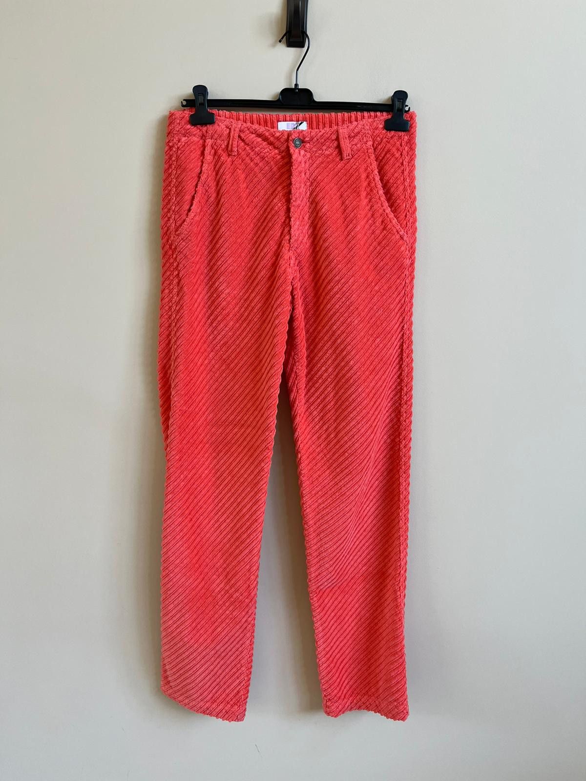 Woven Pants in Pink Orange