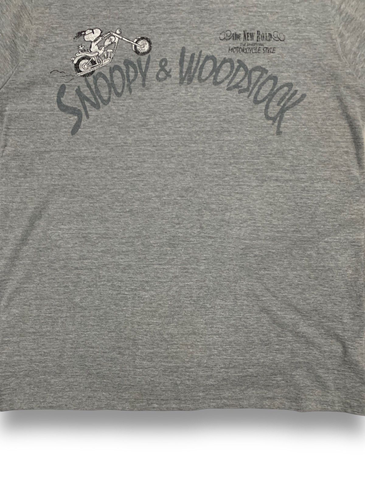 Cartoon Network Peanuts Snoopy & Woodstock American Motorcycle Style T-shirt Size US M / EU 48-50 / 2 - 6 Thumbnail