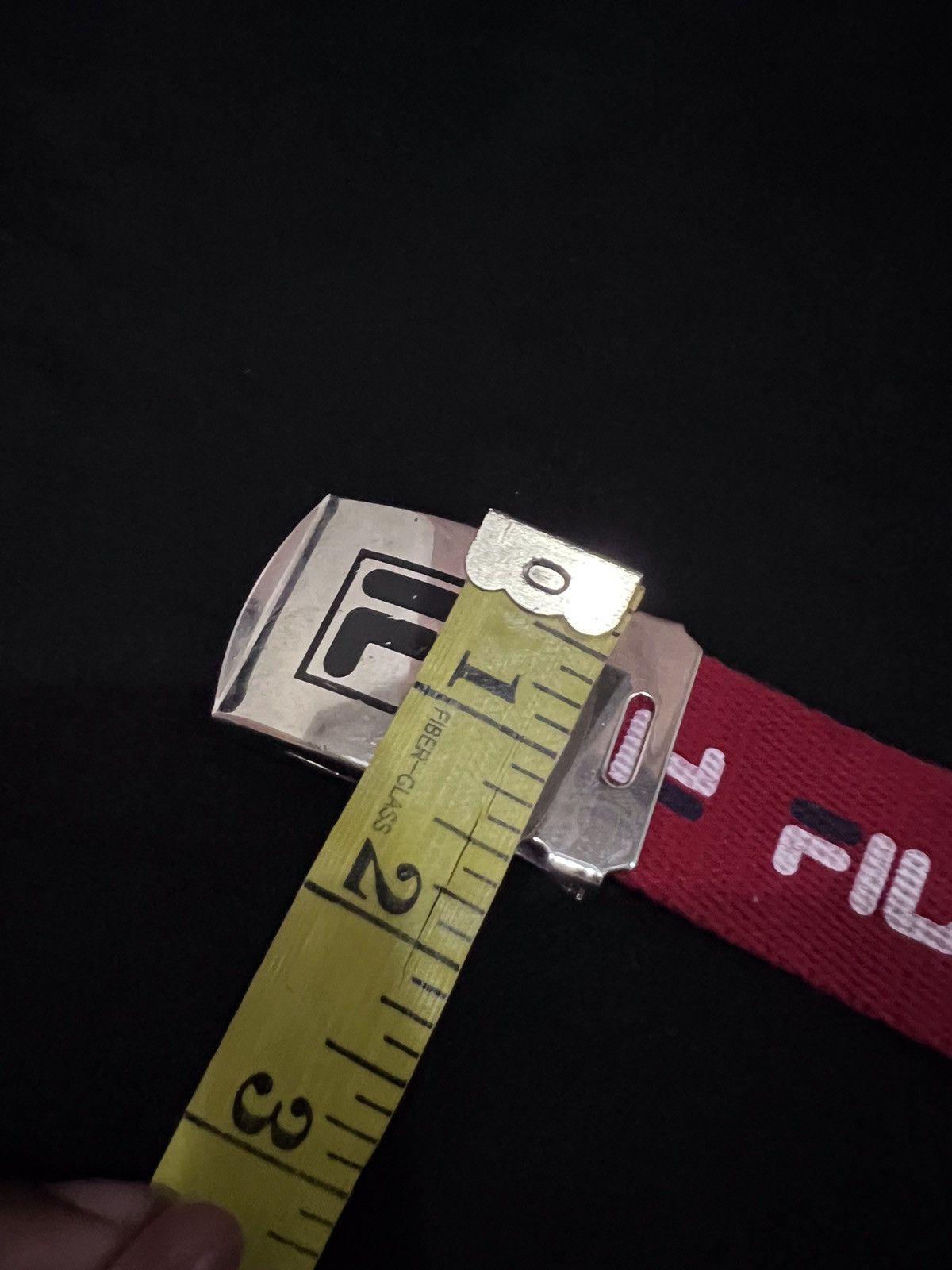 Fila Fila Canvas Spellout Buckle Belt Size ONE SIZE - 12 Thumbnail