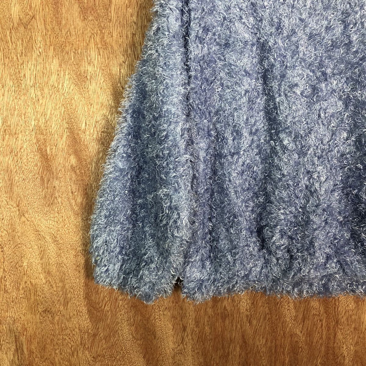 Vintage VIS Purple Shag Shaggy Fur Mohair Knitwear #6613 Size XS / US 0-2 / IT 36-38 - 9 Thumbnail
