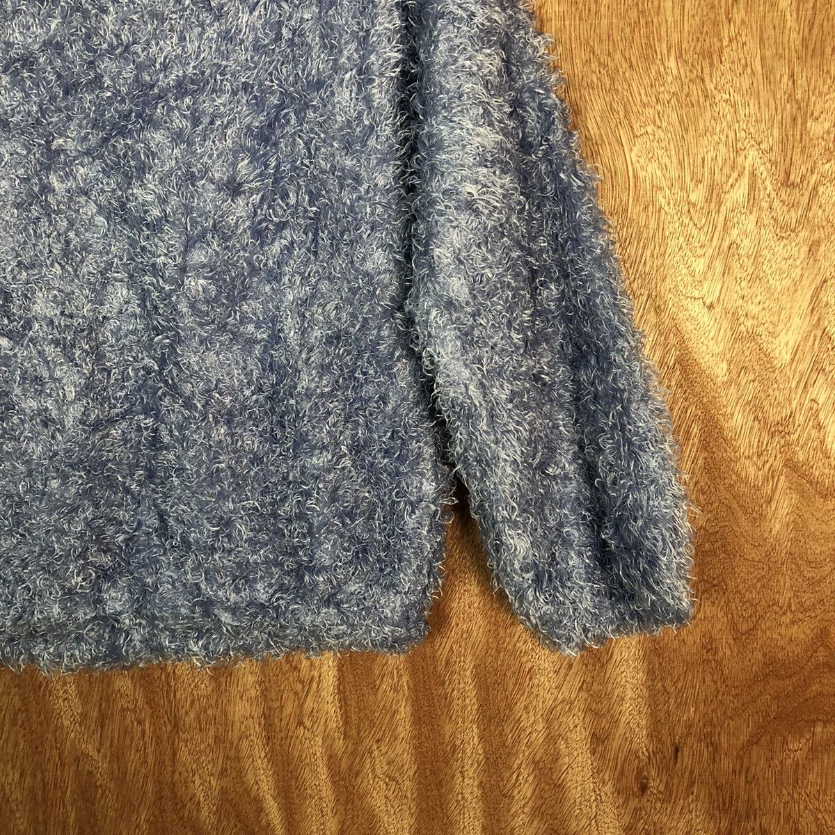 Vintage VIS Purple Shag Shaggy Fur Mohair Knitwear #6613 Size XS / US 0-2 / IT 36-38 - 10 Thumbnail