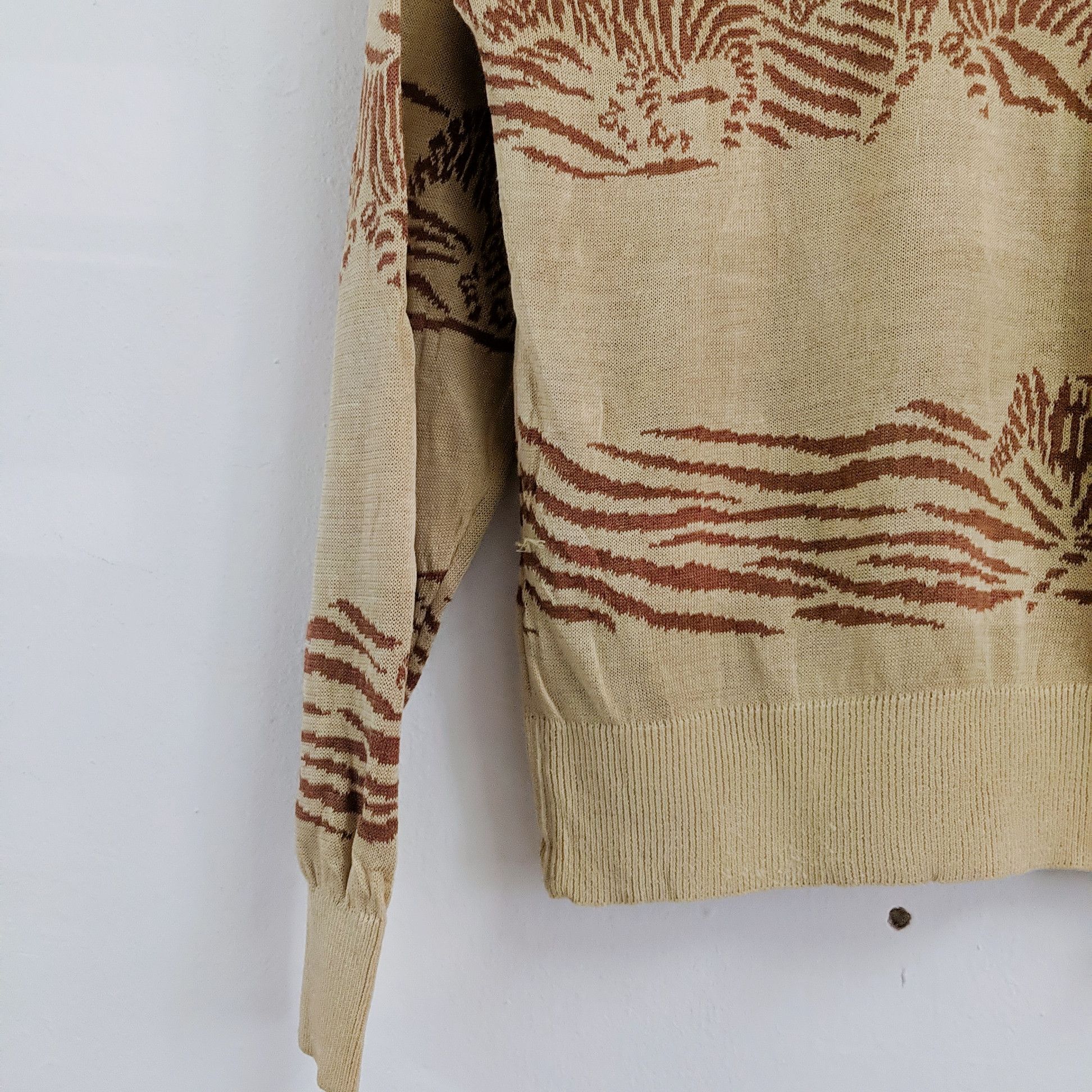 Japanese Brand Vintage PIA Animal Habitat Zebra Knitwear Sweater Jumper Size US M / EU 48-50 / 2 - 3 Thumbnail
