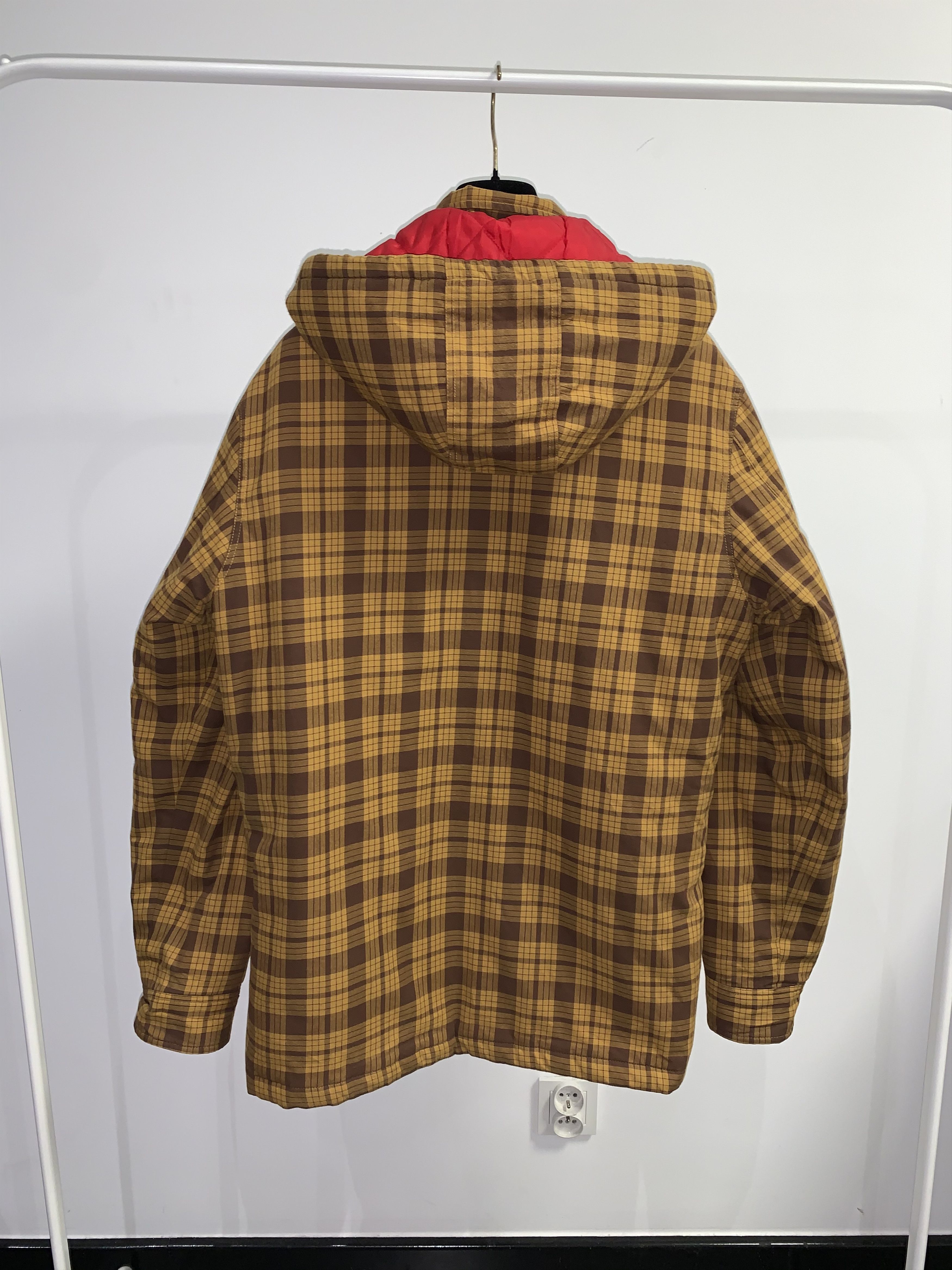 Supreme FW14 Supreme Quilted Zip Flannel Hooded Shirt Size US L / EU 52-54 / 3 - 8 Thumbnail