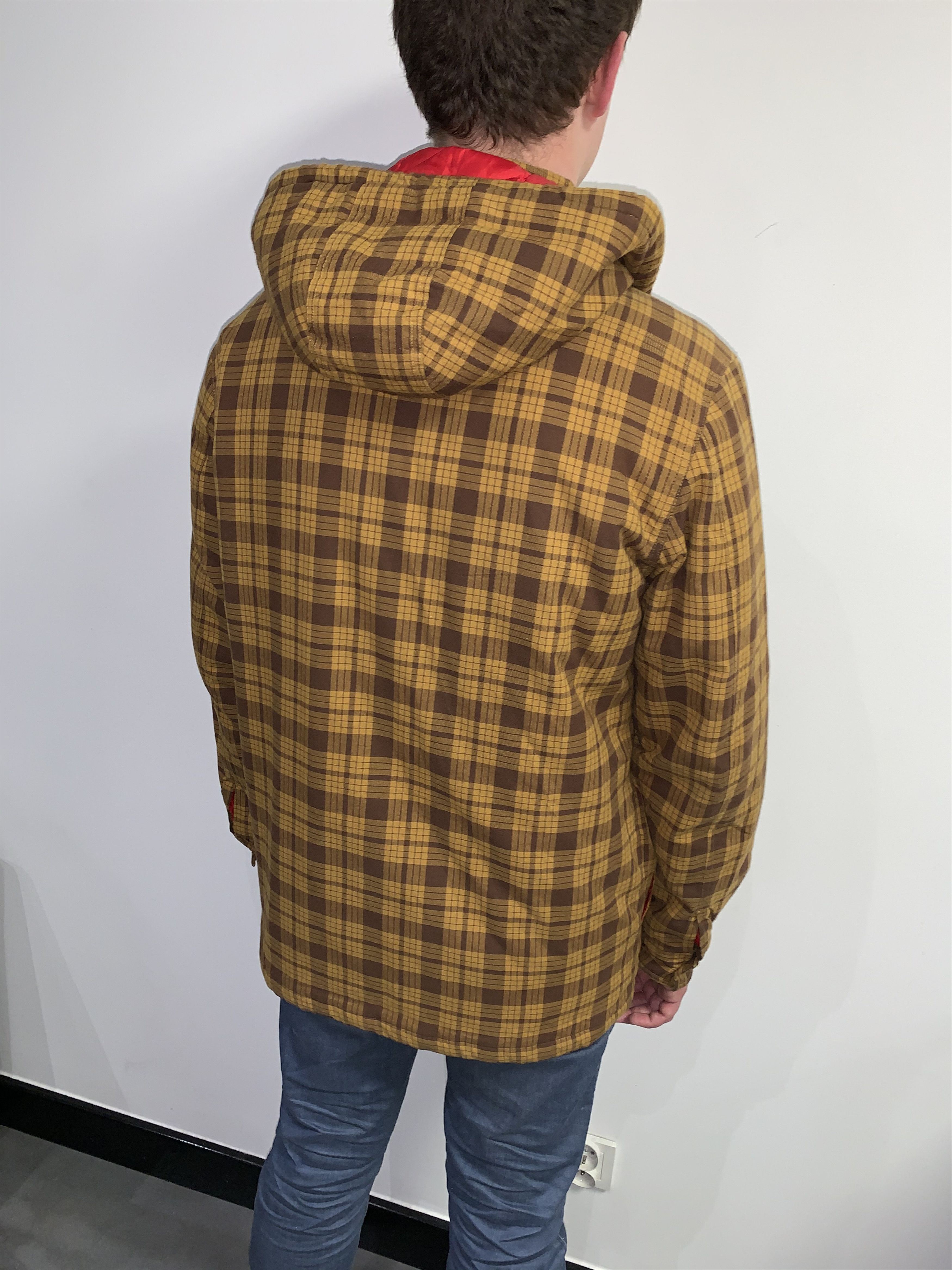 Supreme FW14 Supreme Quilted Zip Flannel Hooded Shirt Size US L / EU 52-54 / 3 - 4 Thumbnail
