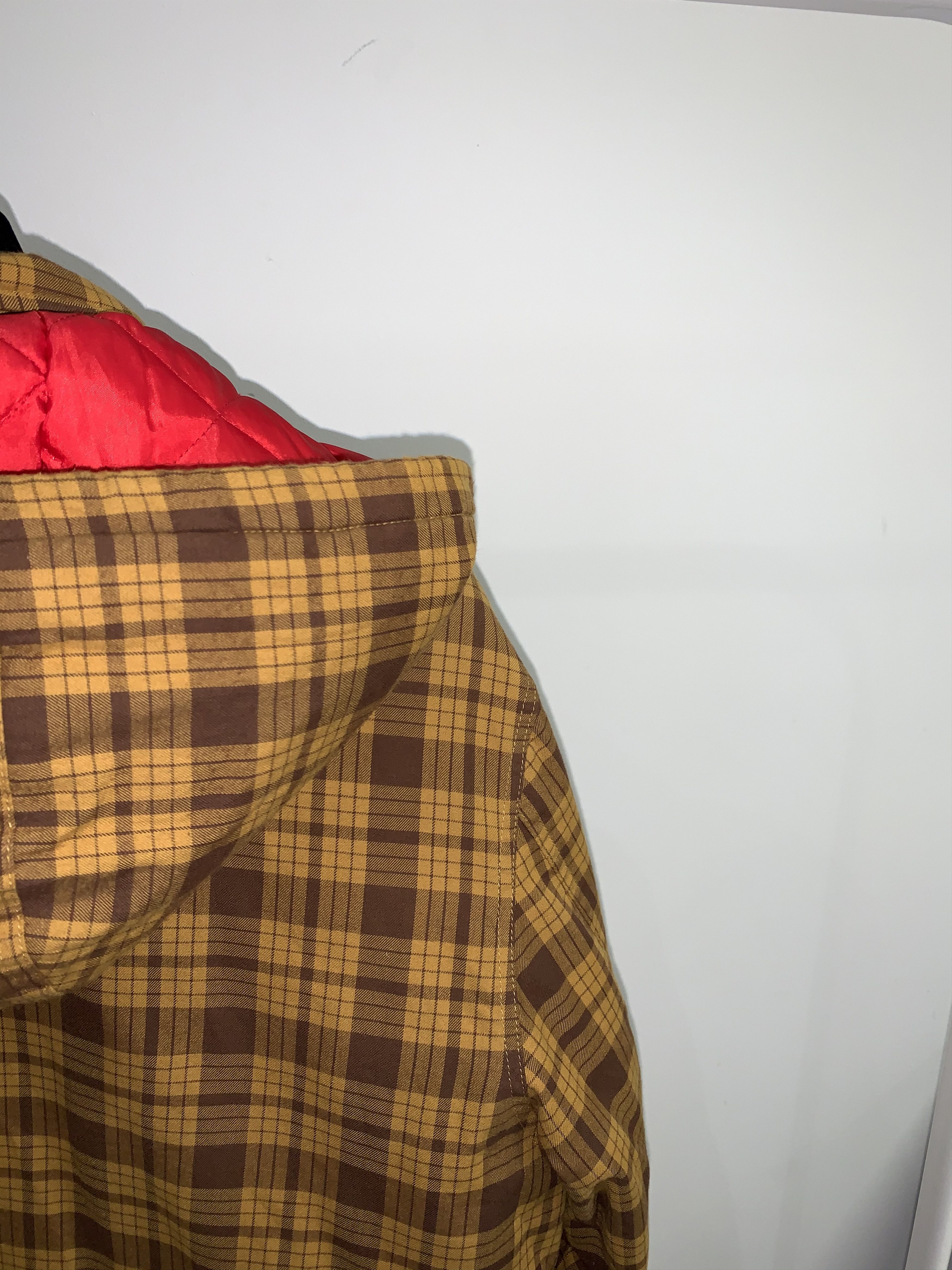Supreme FW14 Supreme Quilted Zip Flannel Hooded Shirt Size US L / EU 52-54 / 3 - 9 Thumbnail