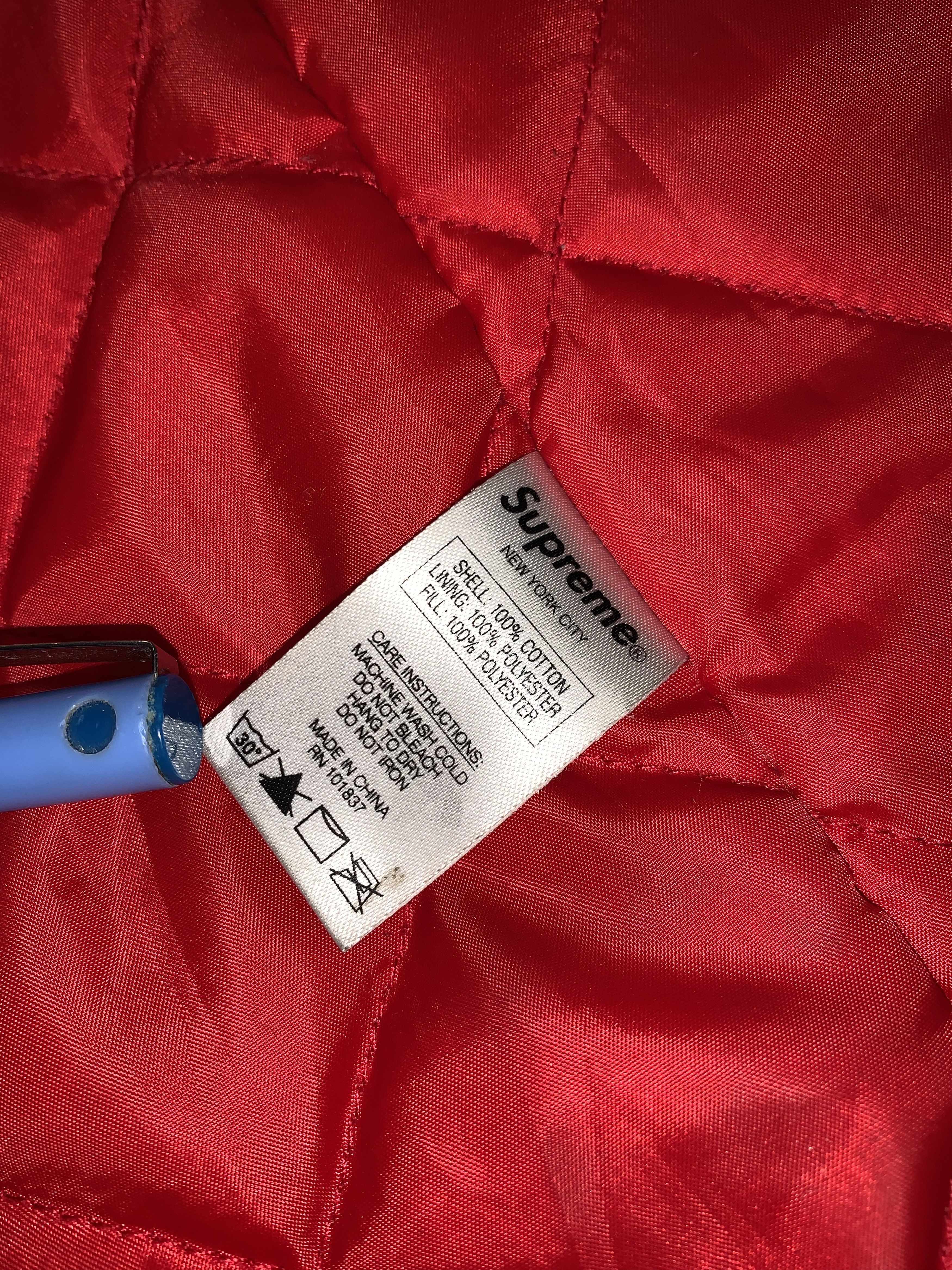 Supreme FW14 Supreme Quilted Zip Flannel Hooded Shirt Size US L / EU 52-54 / 3 - 15 Thumbnail