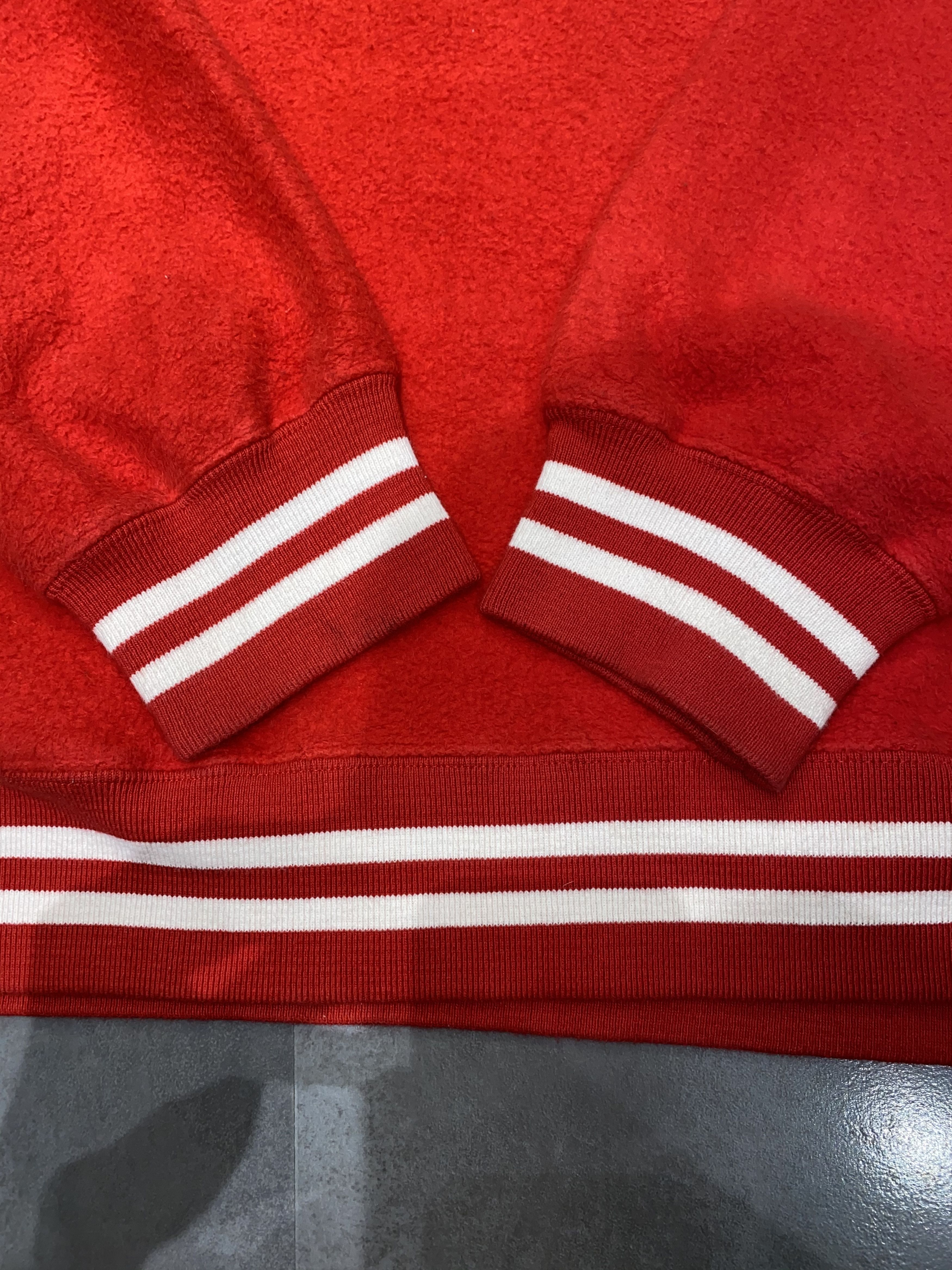 Supreme FW16 Supreme Big Logo Red Fleece Hoodie Size US XL / EU 56 / 4 - 11 Thumbnail