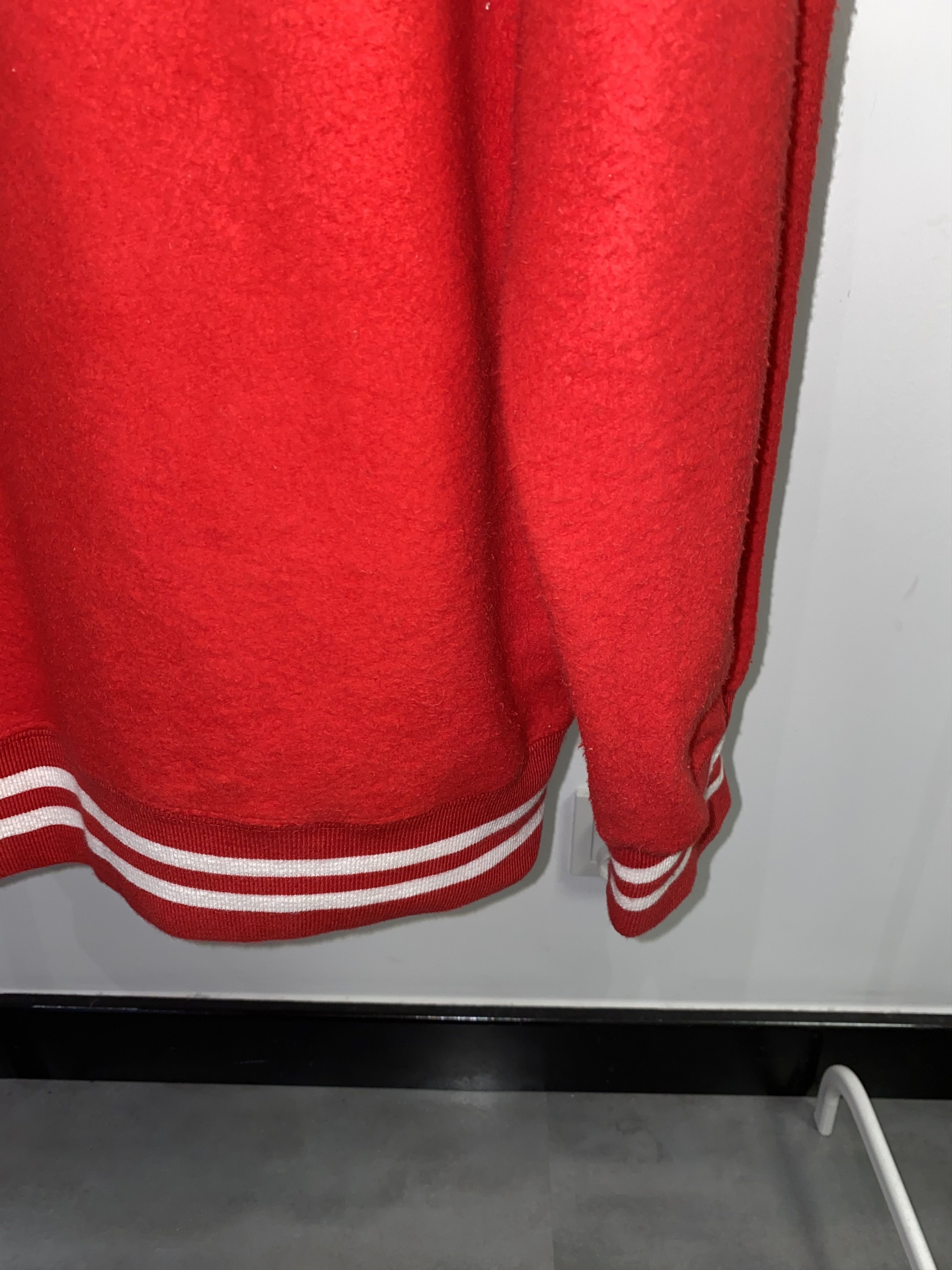 Supreme FW16 Supreme Big Logo Red Fleece Hoodie Size US XL / EU 56 / 4 - 9 Thumbnail