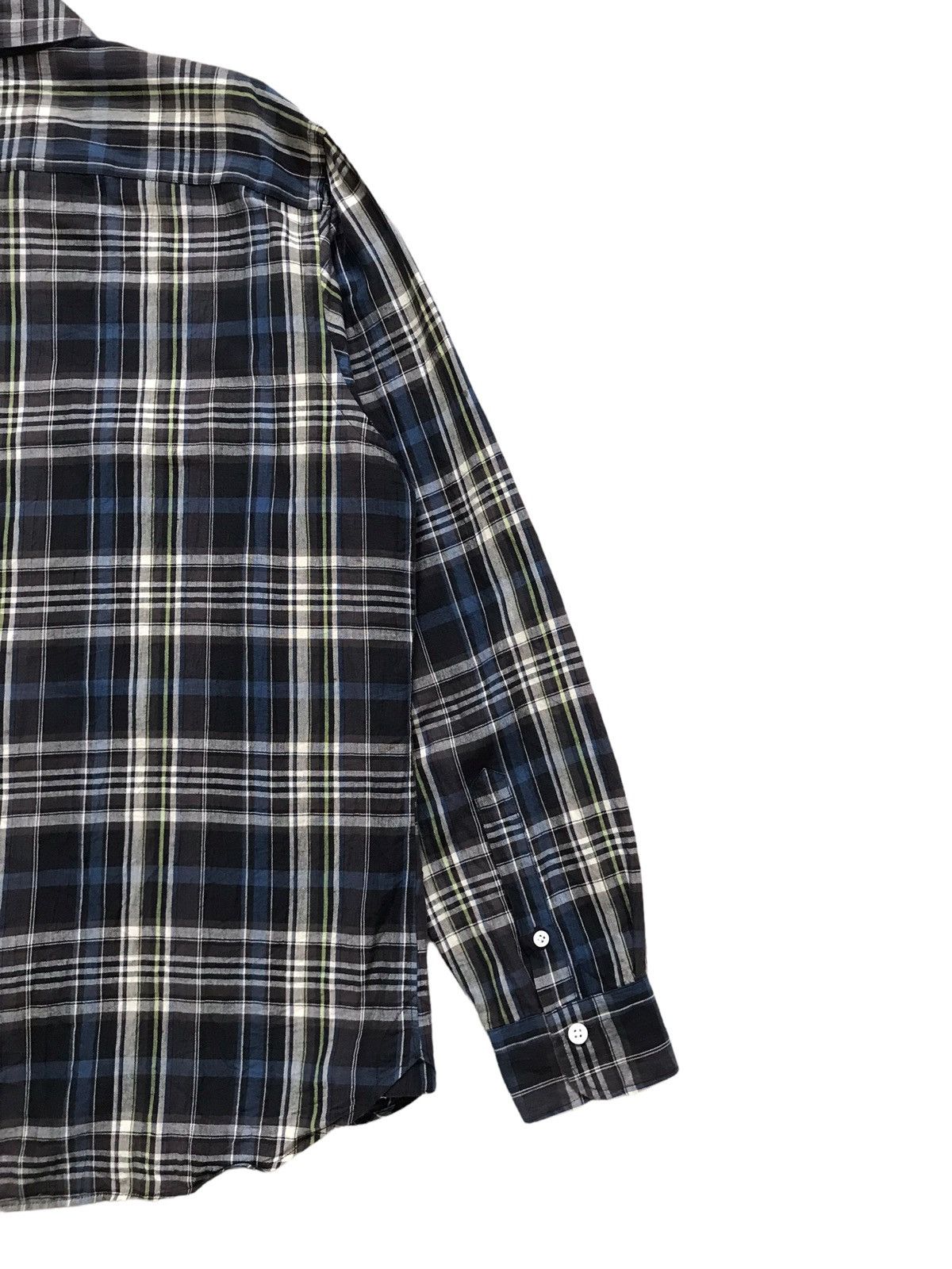 Fat Tokyo FAT TOKYO JUMBO Check Plaid Linen Shirt Size US XL / EU 56 / 4 - 9 Thumbnail