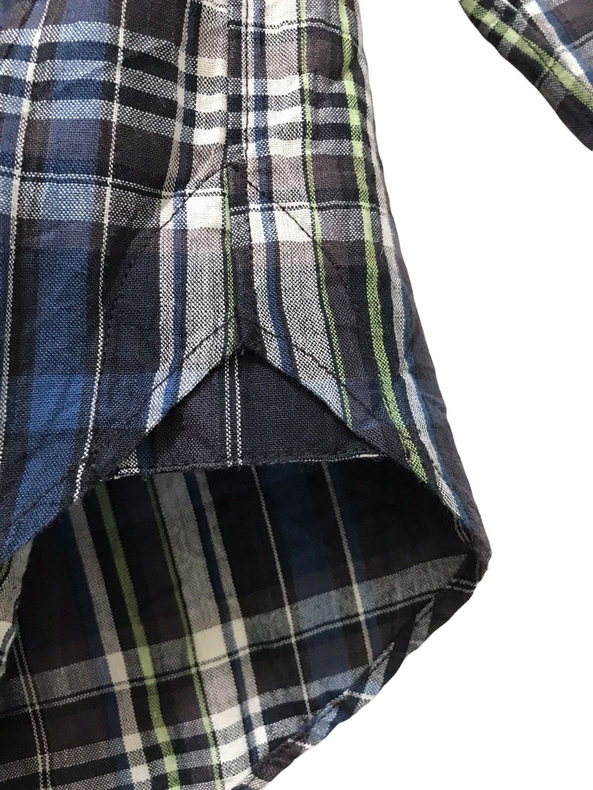 Fat Tokyo FAT TOKYO JUMBO Check Plaid Linen Shirt Size US XL / EU 56 / 4 - 6 Thumbnail