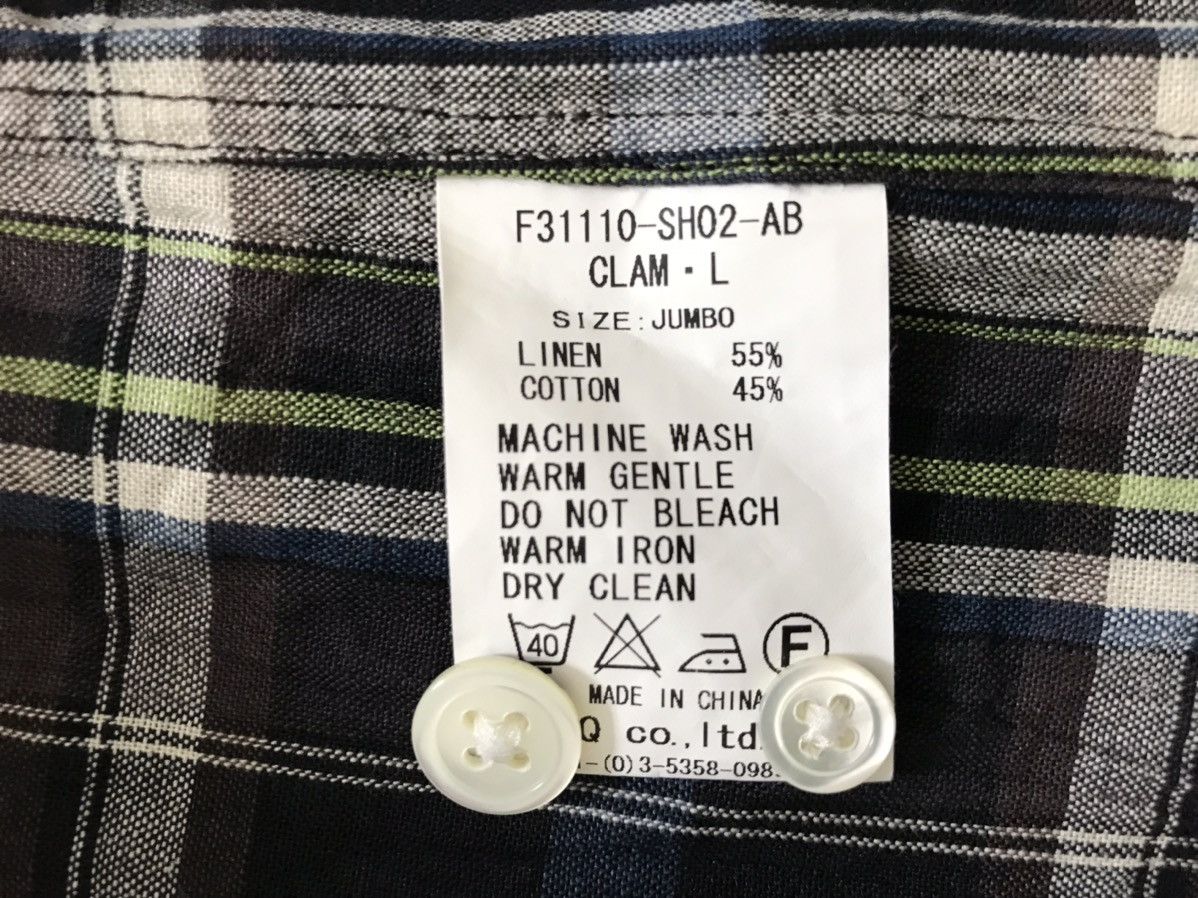Fat Tokyo FAT TOKYO JUMBO Check Plaid Linen Shirt Size US XL / EU 56 / 4 - 13 Thumbnail