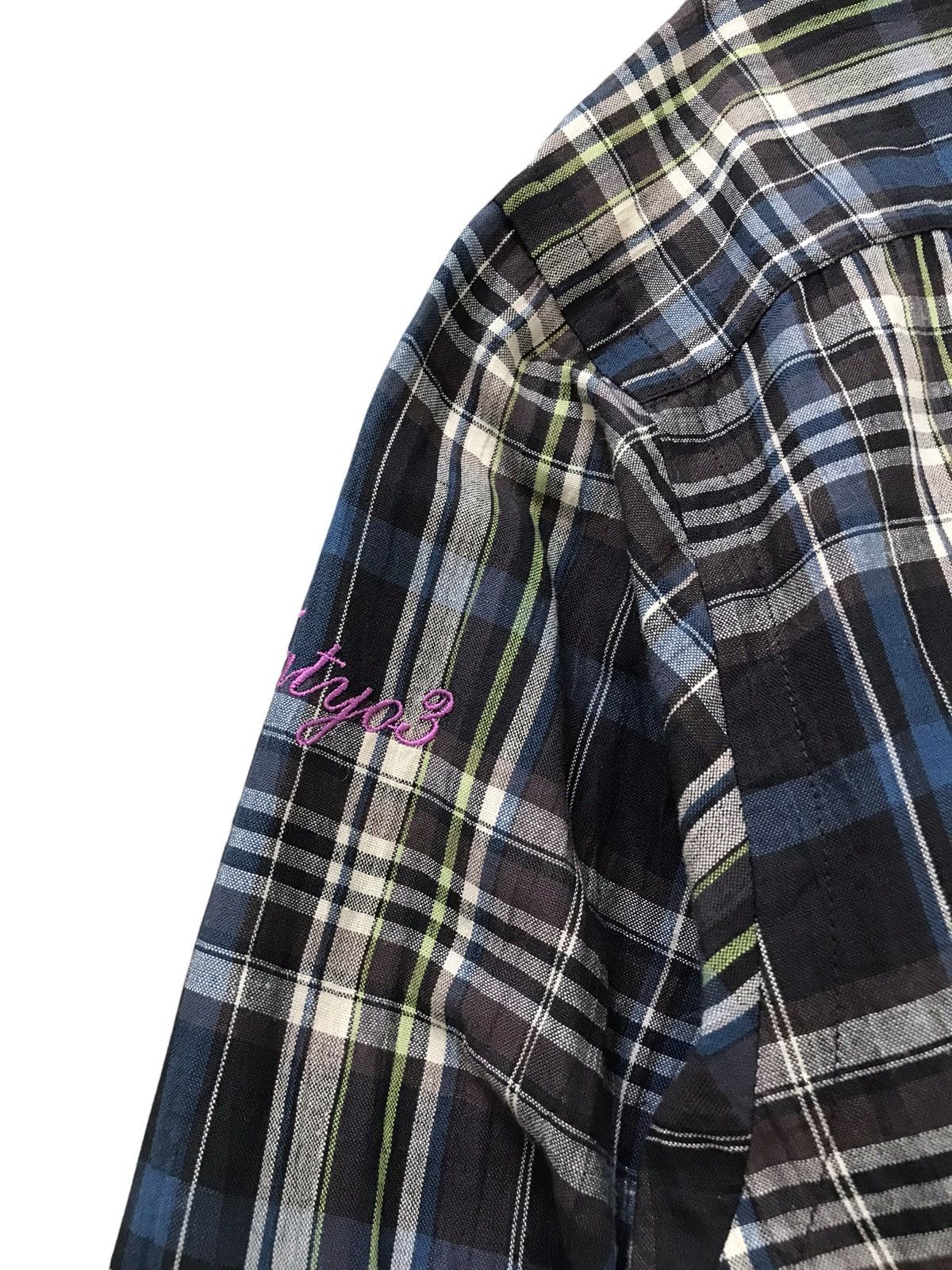 Fat Tokyo FAT TOKYO JUMBO Check Plaid Linen Shirt Size US XL / EU 56 / 4 - 10 Thumbnail
