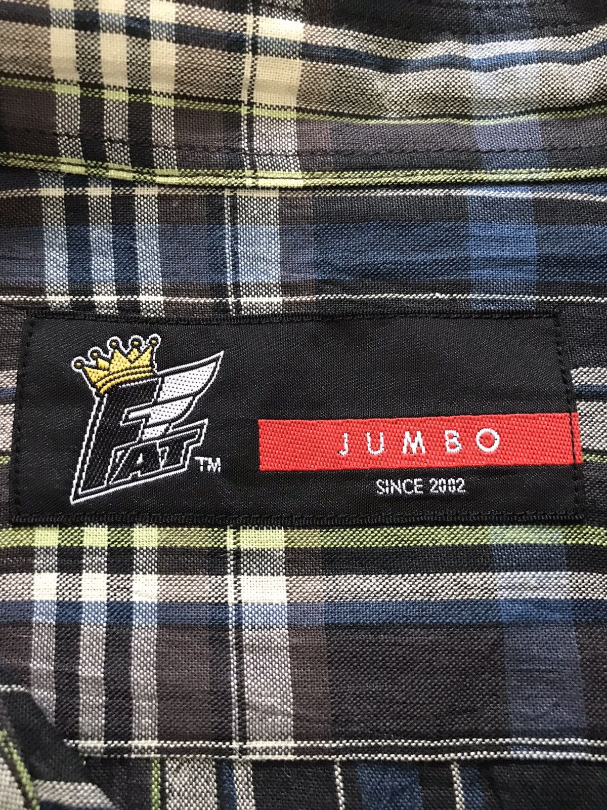 Fat Tokyo FAT TOKYO JUMBO Check Plaid Linen Shirt Size US XL / EU 56 / 4 - 12 Thumbnail