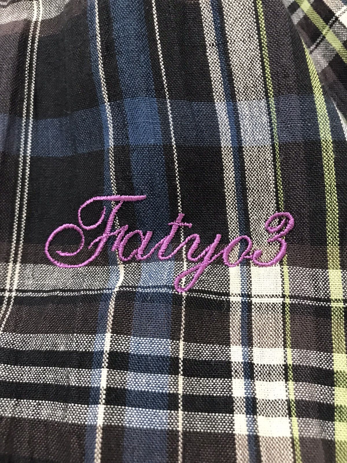 Fat Tokyo FAT TOKYO JUMBO Check Plaid Linen Shirt Size US XL / EU 56 / 4 - 11 Thumbnail