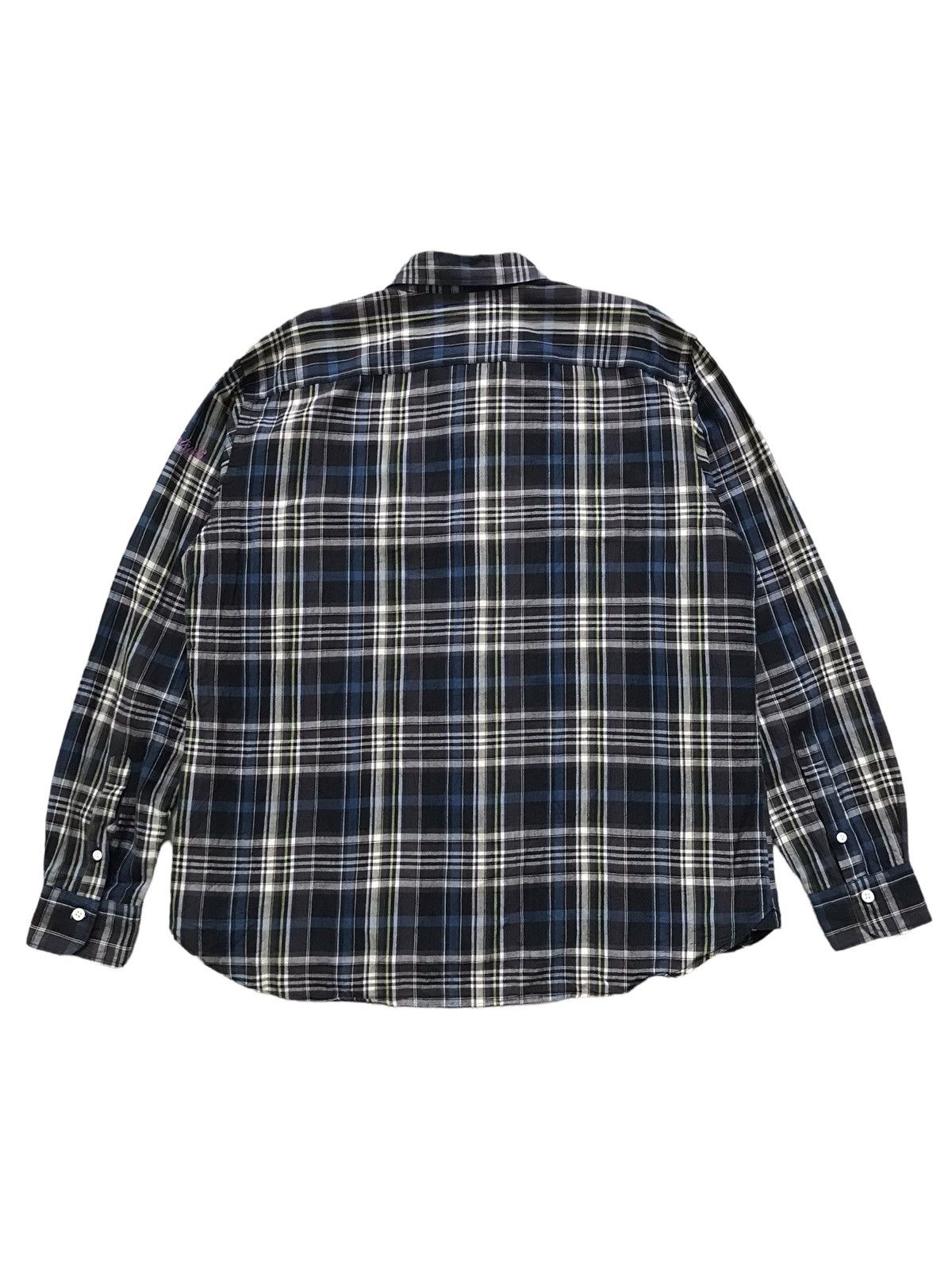 Fat Tokyo FAT TOKYO JUMBO Check Plaid Linen Shirt Size US XL / EU 56 / 4 - 7 Thumbnail