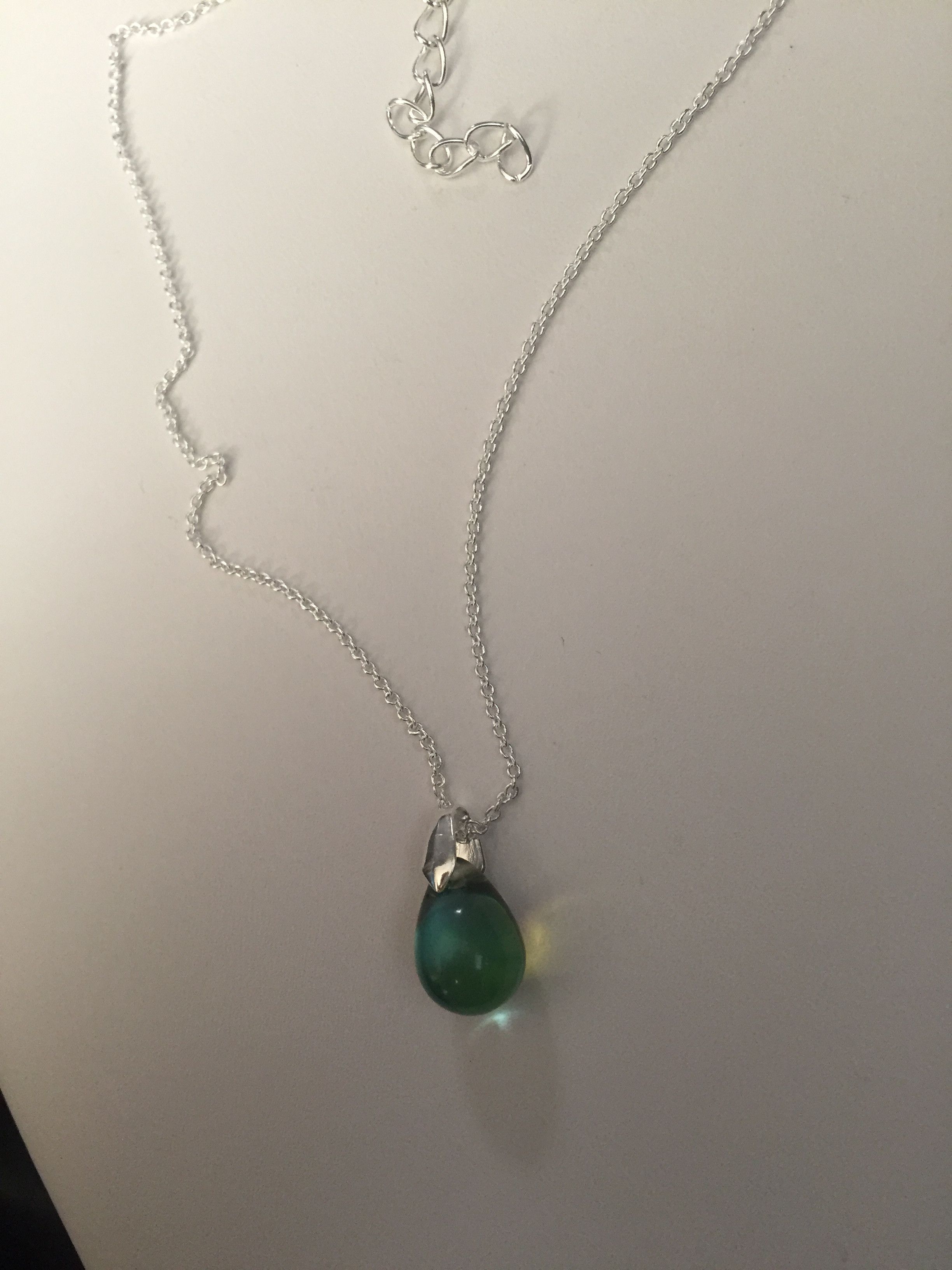 Jewelry Ocean Crystal Drop Chain Necklace Size ONE SIZE - 2 Thumbnail