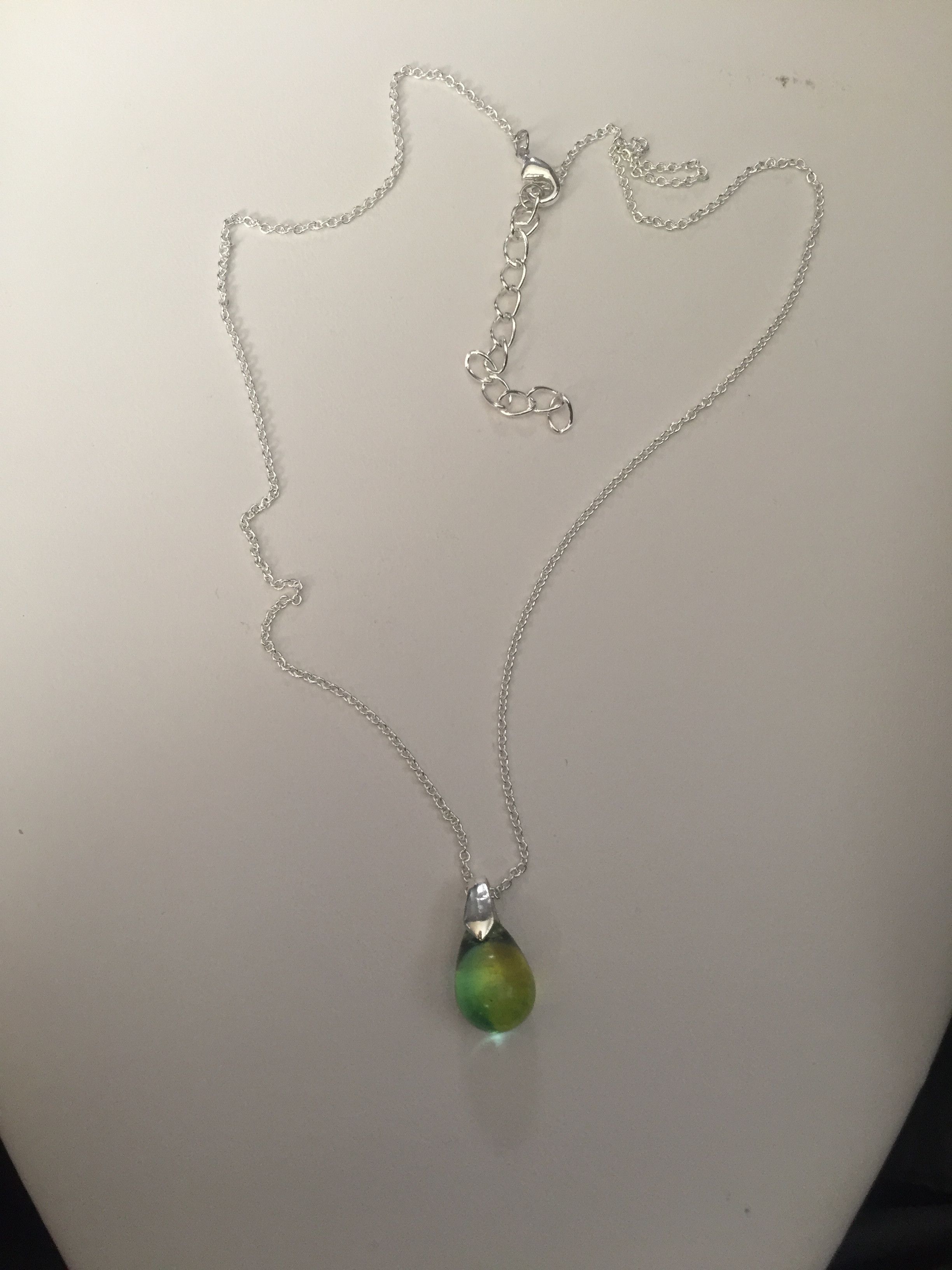 Jewelry Ocean Crystal Drop Chain Necklace Size ONE SIZE - 1 Thumbnail