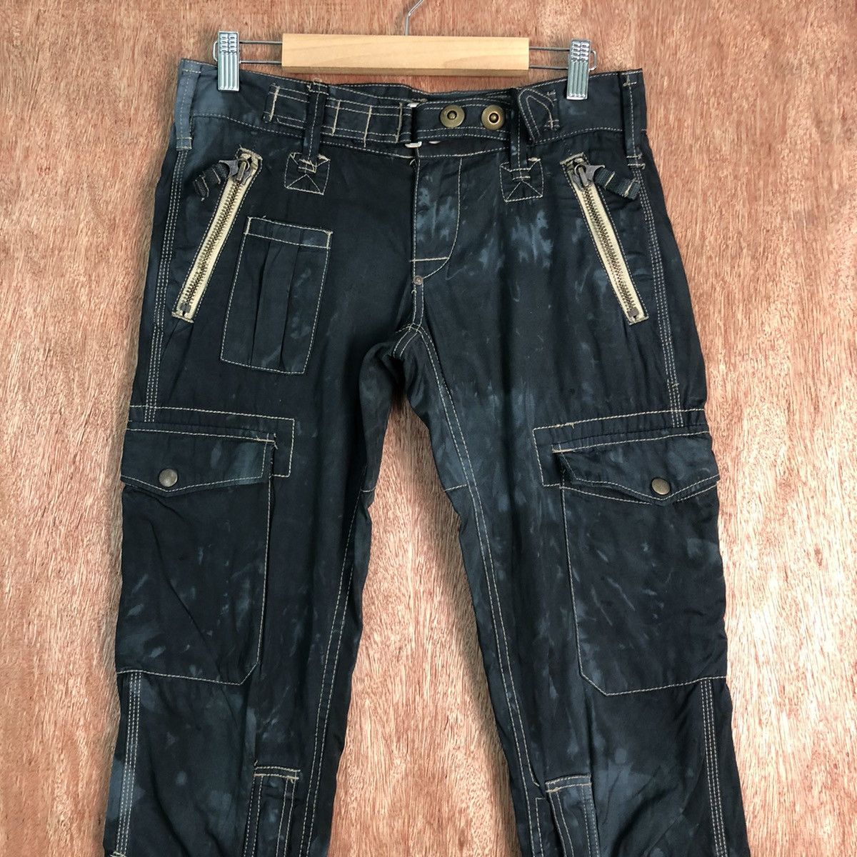 Faded Glory DLL Ralph Lauren faded Multipocket Cargo Pants #c287 Size 27" / US 4 / IT 40 - 2 Thumbnail