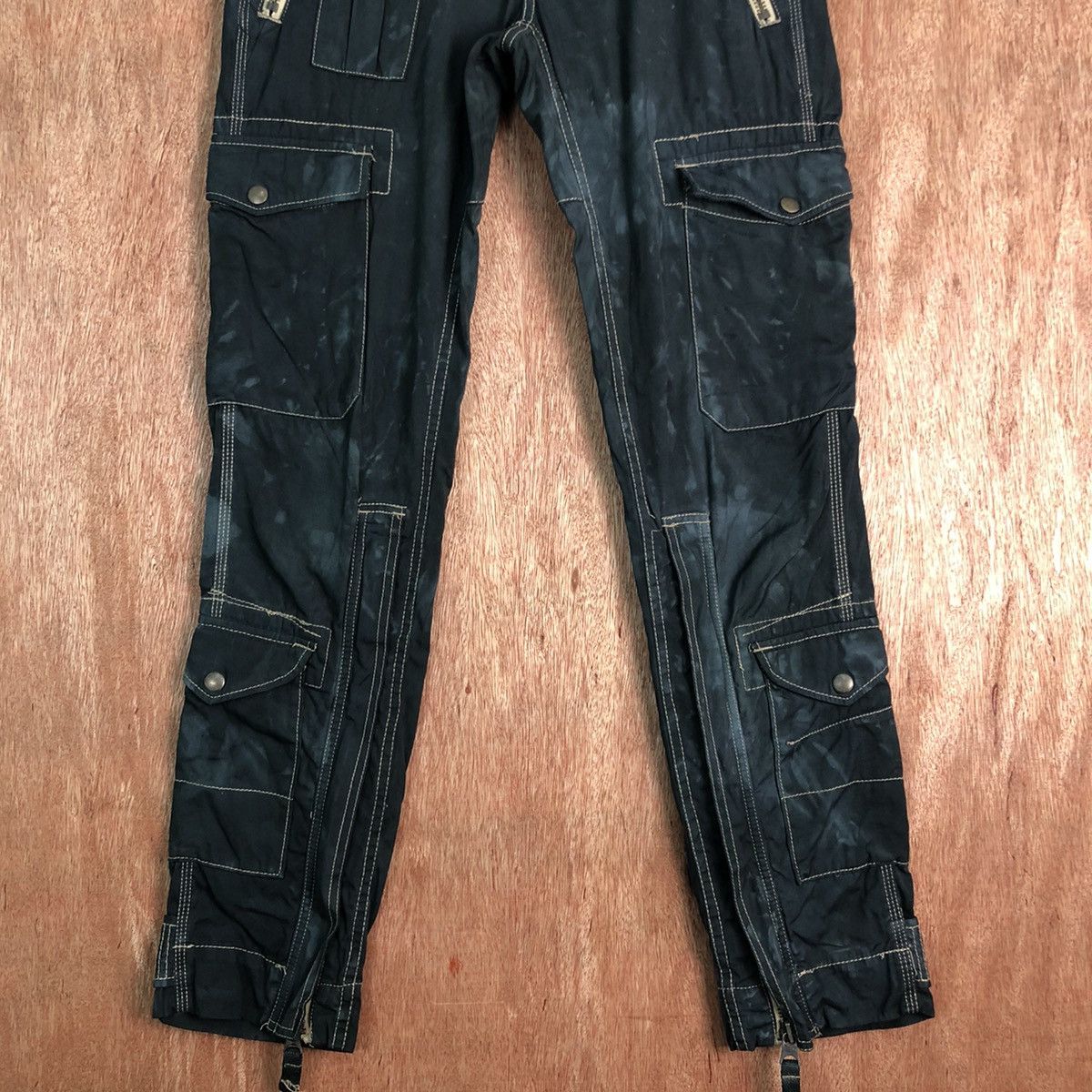 Faded Glory DLL Ralph Lauren faded Multipocket Cargo Pants #c287 Size 27" / US 4 / IT 40 - 3 Thumbnail