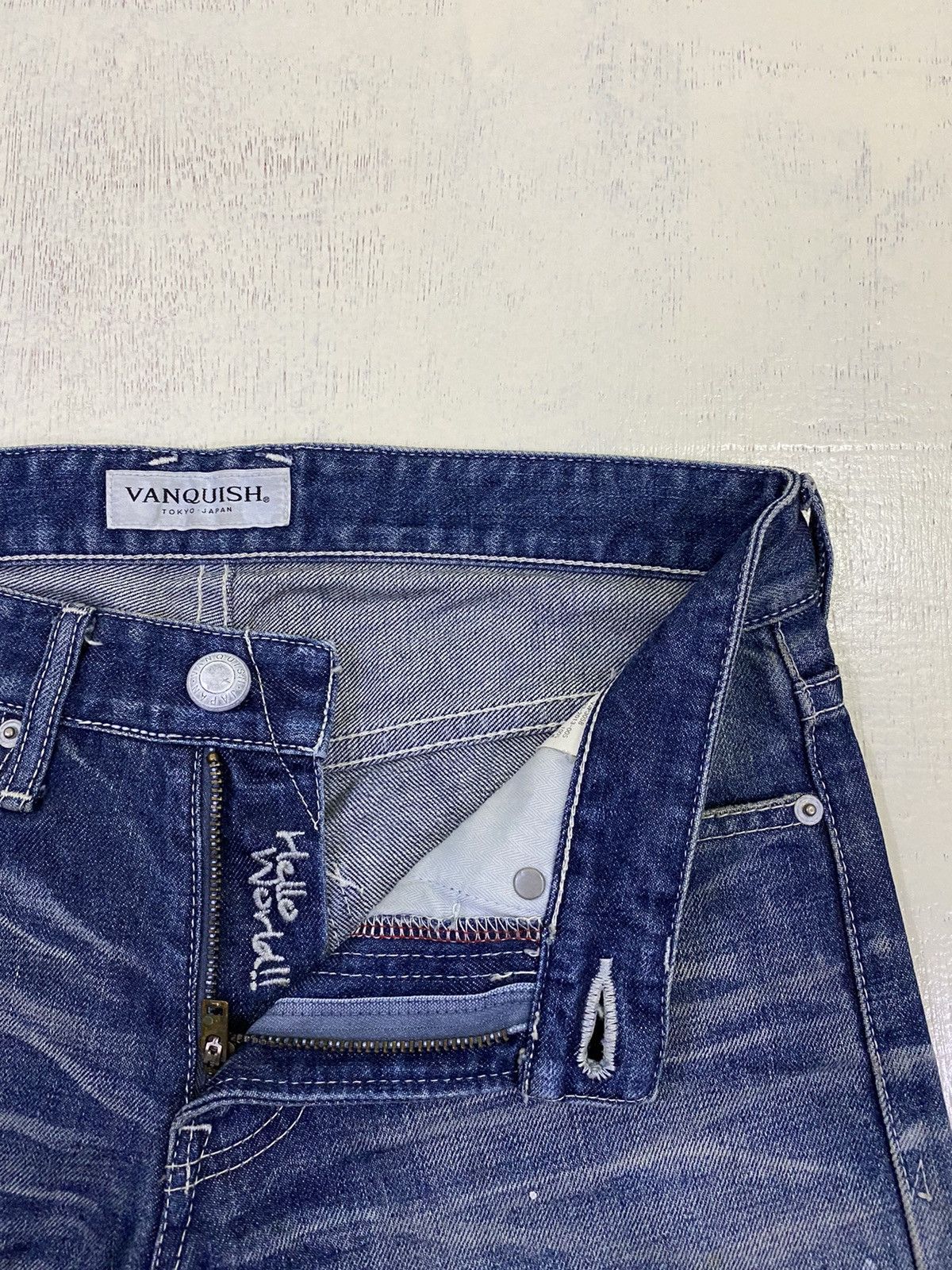 Vanquish Vanquish Japan Distressed Painter Demin Size US 30 / EU 46 - 15 Thumbnail