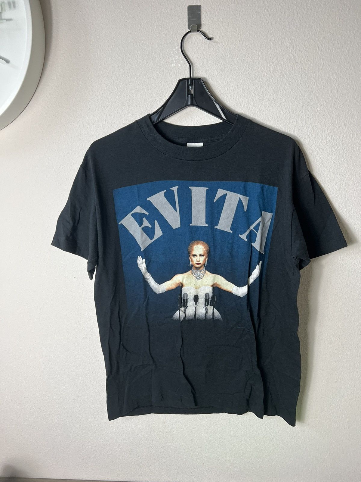 image of 1994 Evita T-Shirt Brockum in Black, Men's (Size Large)