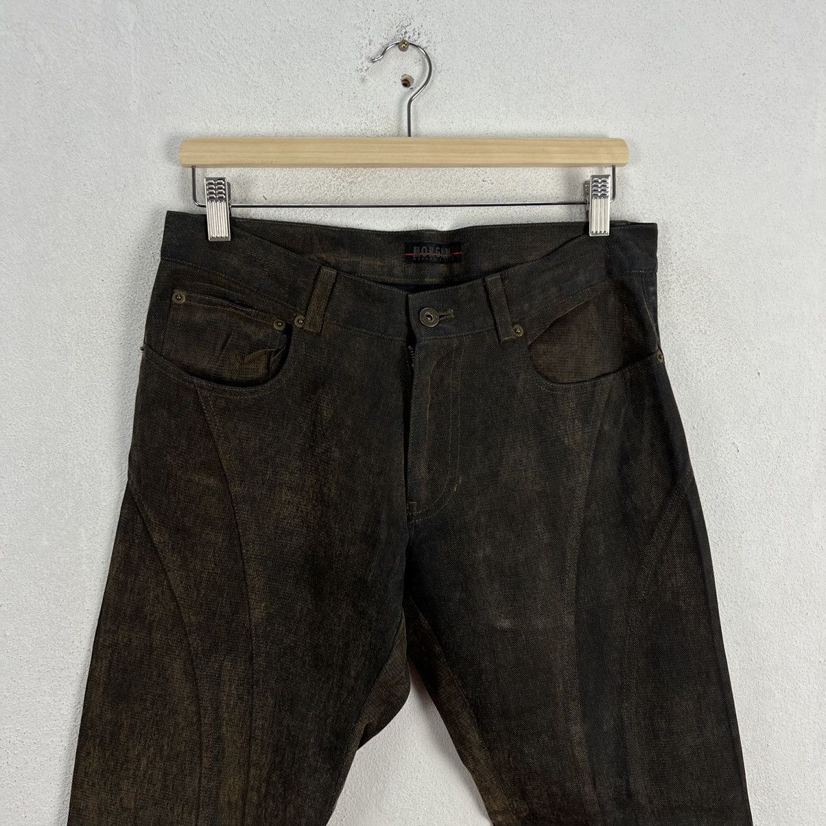 Japanese Brand VINTAGE MORGAN HOMME JAPAN DISTRESSED DENIM PANTS Size US 30 / EU 46 - 9 Thumbnail