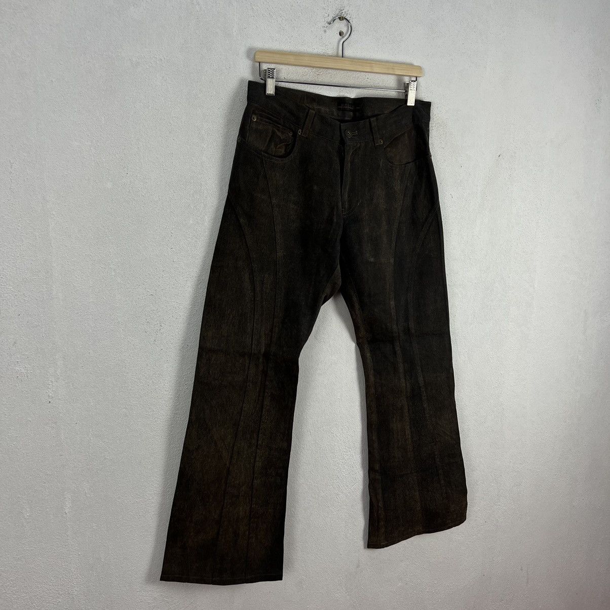 Japanese Brand VINTAGE MORGAN HOMME JAPAN DISTRESSED DENIM PANTS Size US 30 / EU 46 - 7 Thumbnail