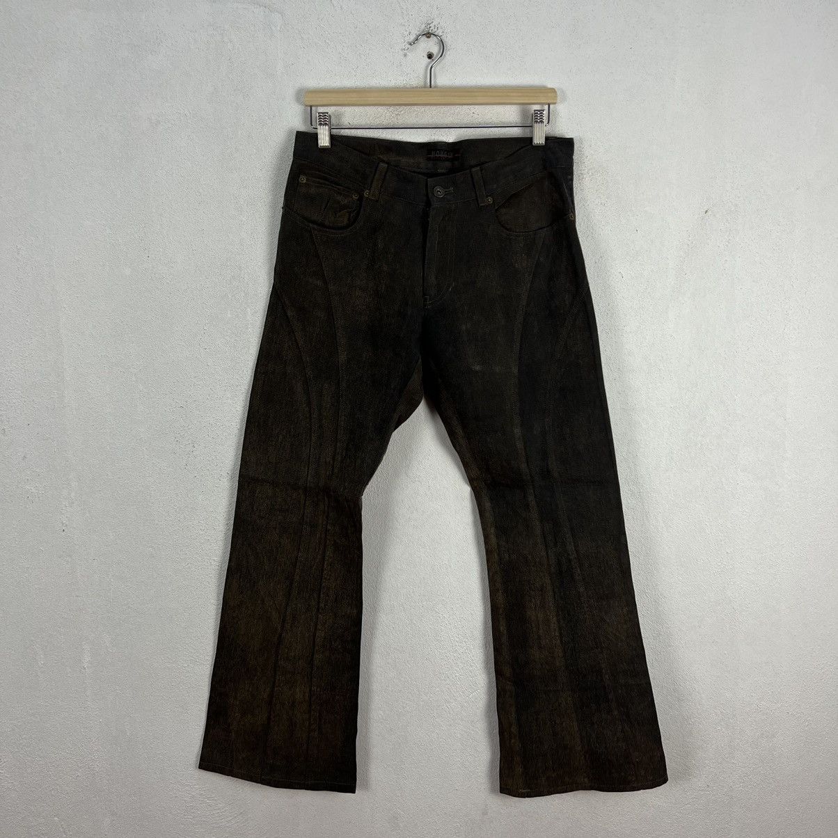 Japanese Brand VINTAGE MORGAN HOMME JAPAN DISTRESSED DENIM PANTS Size US 30 / EU 46 - 6 Thumbnail