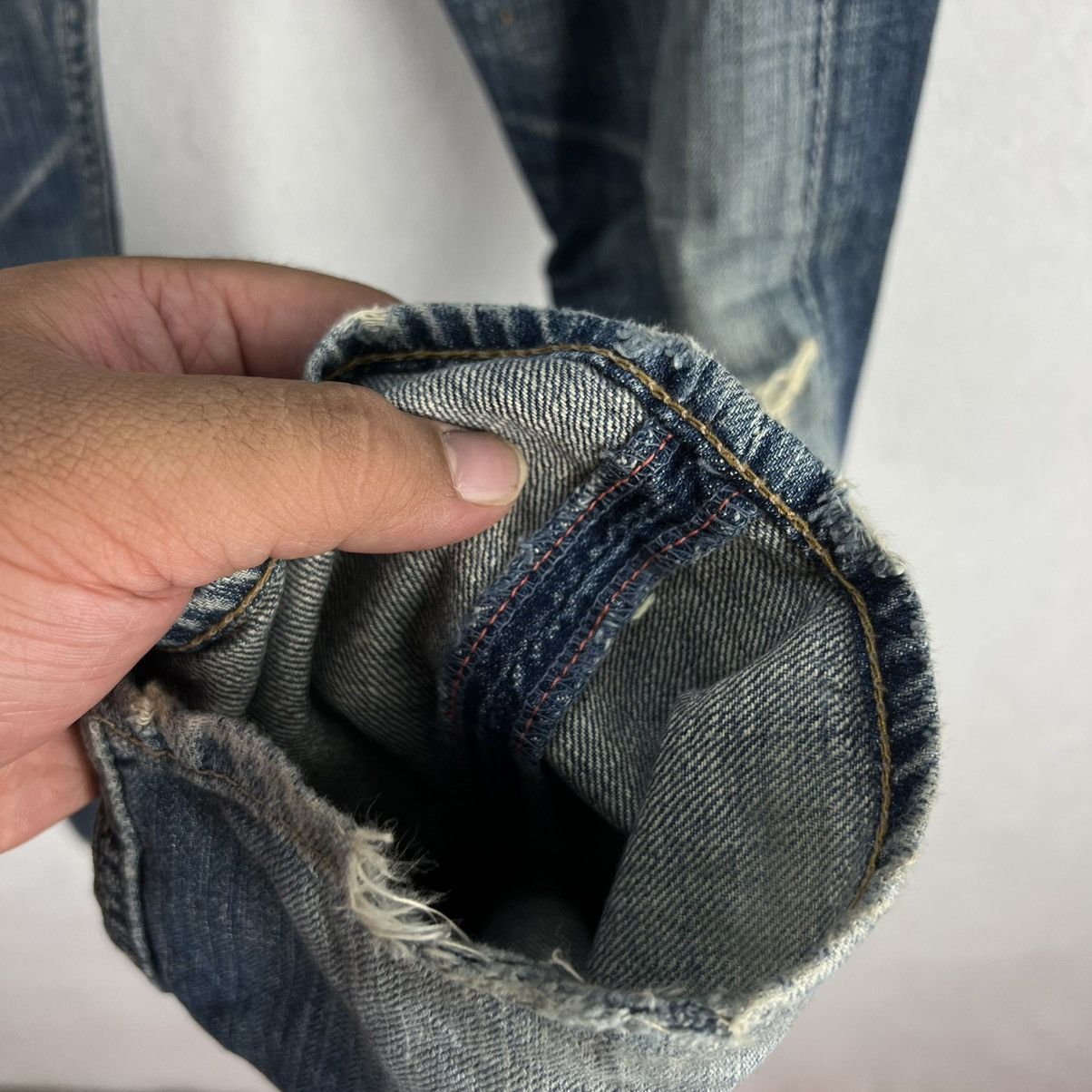Japanese Brand VINTAGE OMNIGOD DENIM PANTS JAPAN MADE Size US 32 / EU 48 - 13 Thumbnail