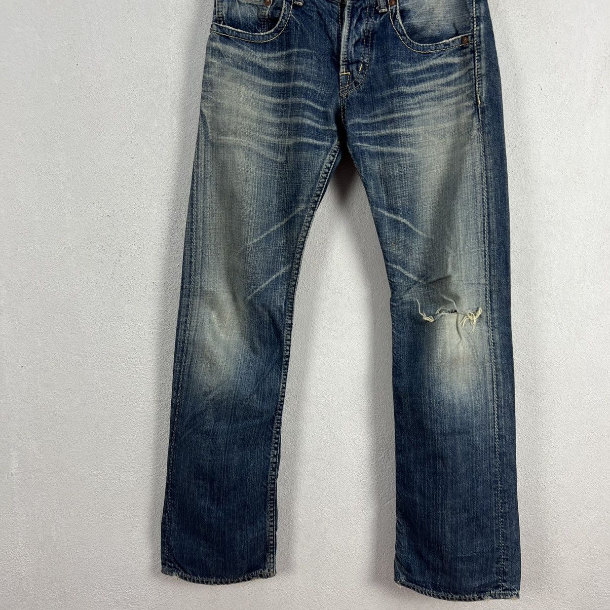 Japanese Brand VINTAGE OMNIGOD DENIM PANTS JAPAN MADE Size US 32 / EU 48 - 4 Thumbnail