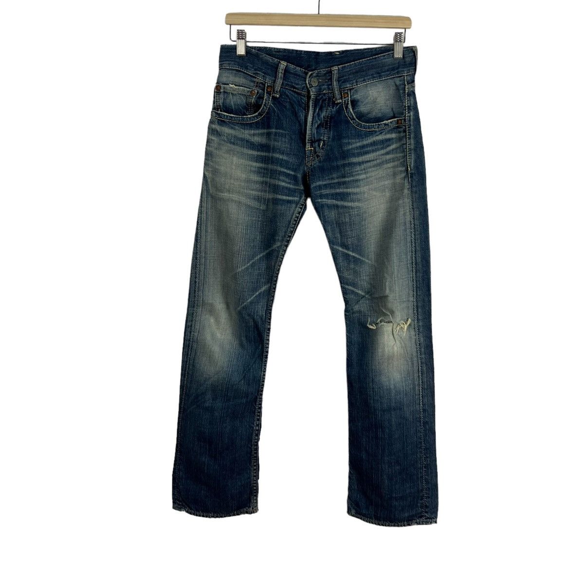 Japanese Brand VINTAGE OMNIGOD DENIM PANTS JAPAN MADE Size US 32 / EU 48 - 1 Thumbnail