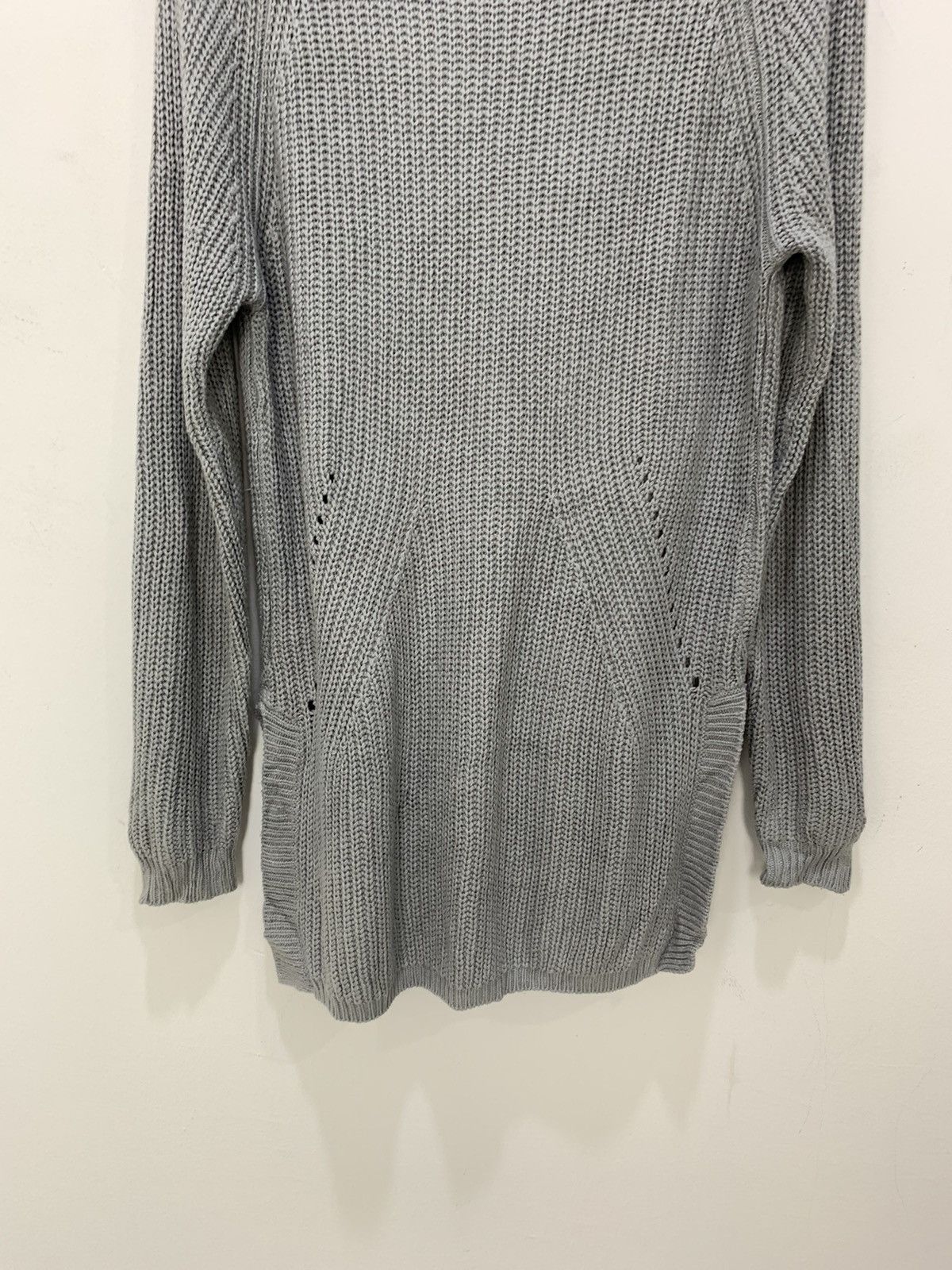 Japanese Brand × Other ANNEBASKET Merino Crochet Turtleneck Cable Knitwear Sweater Size M / US 6-8 / IT 42-44 - 10 Thumbnail