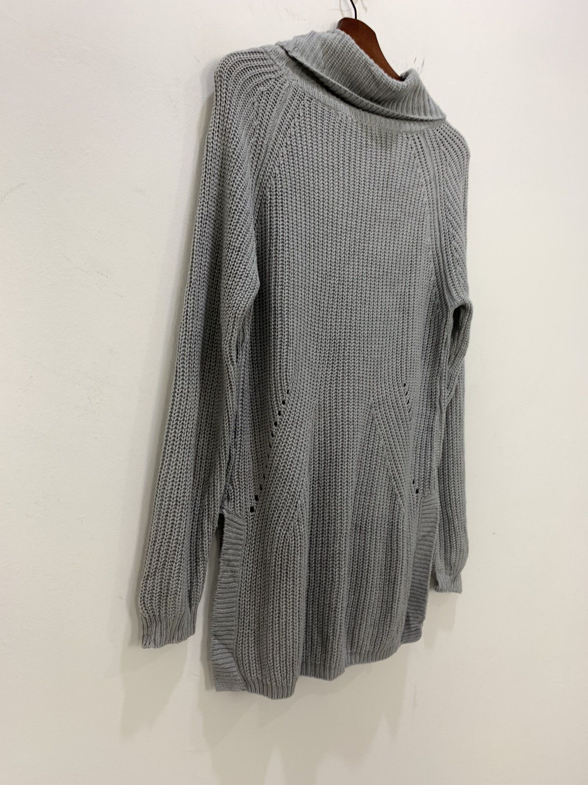 Japanese Brand × Other ANNEBASKET Merino Crochet Turtleneck Cable Knitwear Sweater Size M / US 6-8 / IT 42-44 - 11 Thumbnail