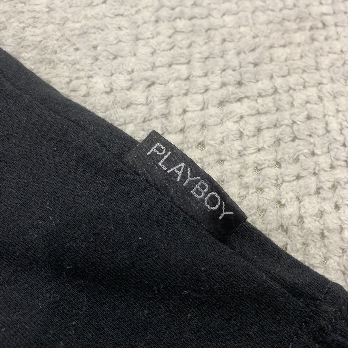Japanese Brand × Playboy PLAYBOY USA Flag Black Label Big Logo Streetwear Tee Tshirt Size US M / EU 48-50 / 2 - 8 Thumbnail