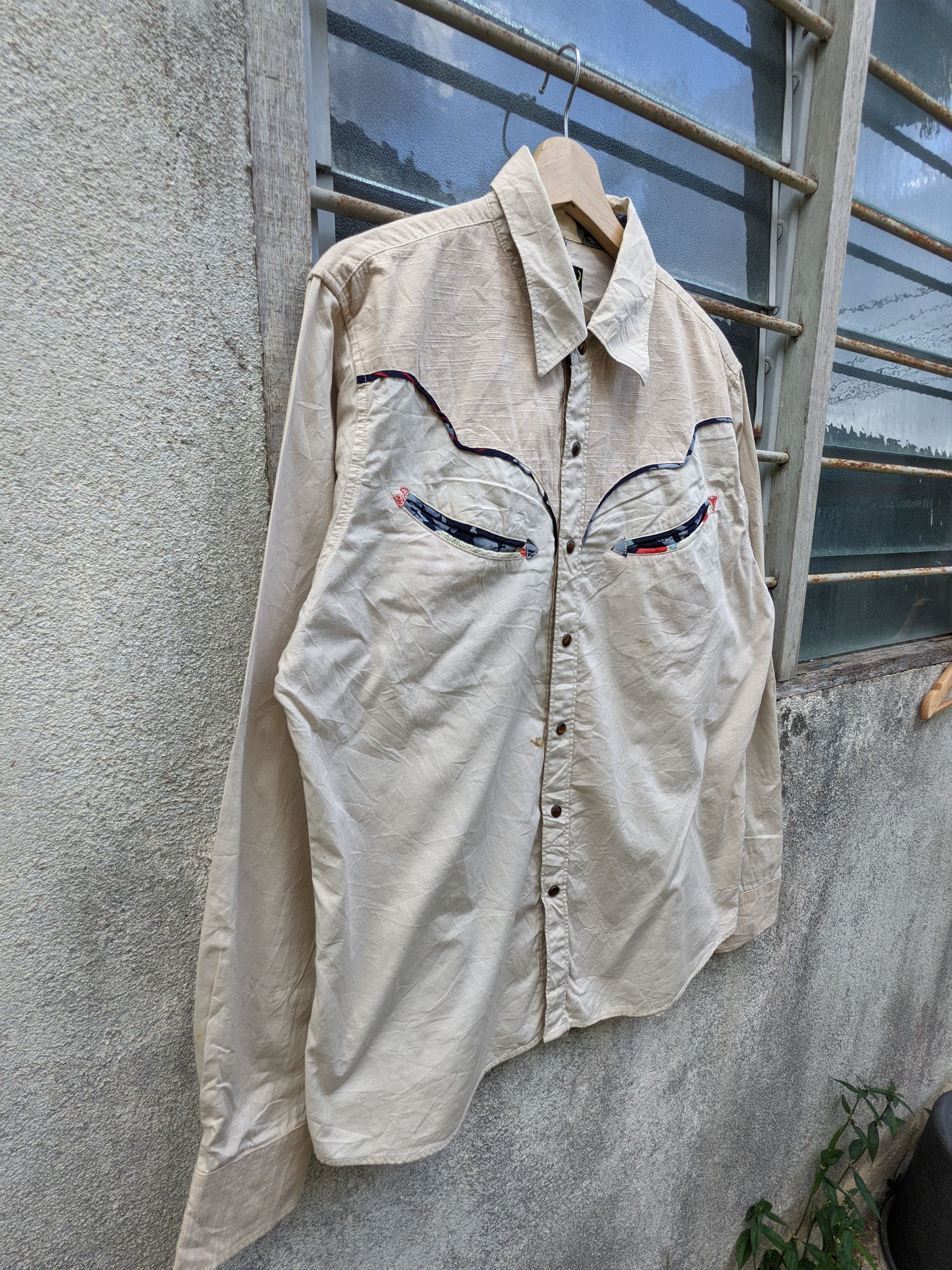 Japanese Brand Hawaiian Oniwa Soto Western Shirt Size US L / EU 52-54 / 3 - 4 Thumbnail