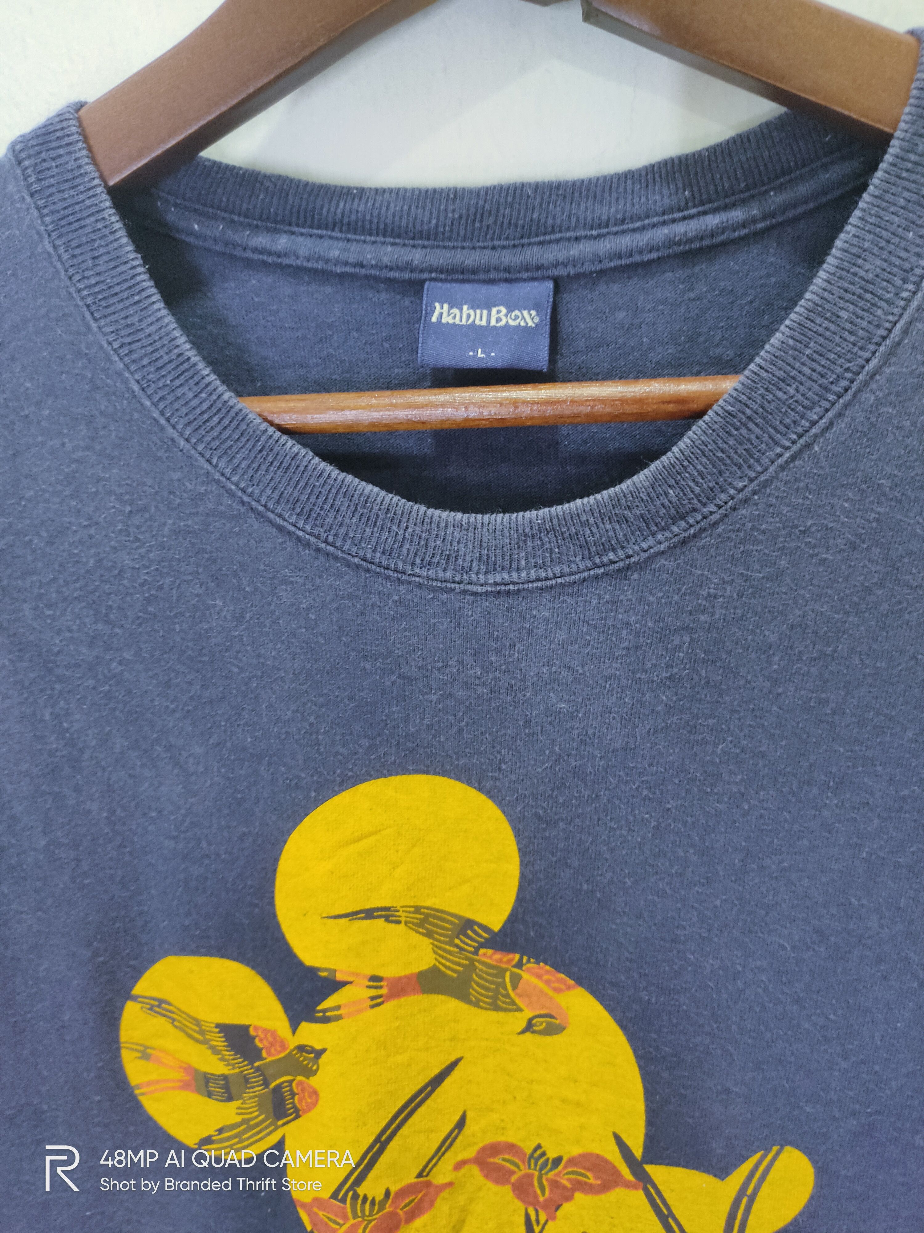 Disney × Mickey Mouse HABU BOX Big Logo Mickey Habitat Artwork Craft Graphic Tee Size US L / EU 52-54 / 3 - 3 Thumbnail