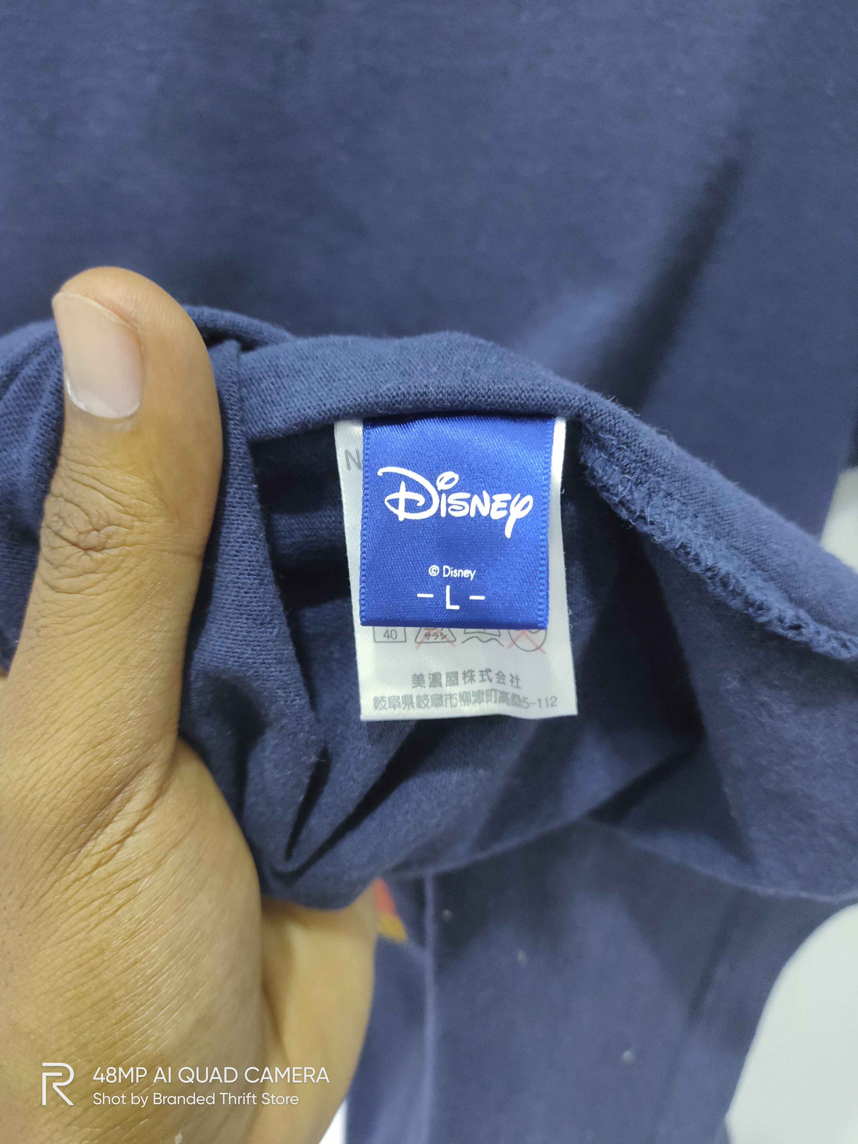 Disney × Mickey Mouse HABU BOX Big Logo Mickey Habitat Artwork Craft Graphic Tee Size US L / EU 52-54 / 3 - 5 Thumbnail